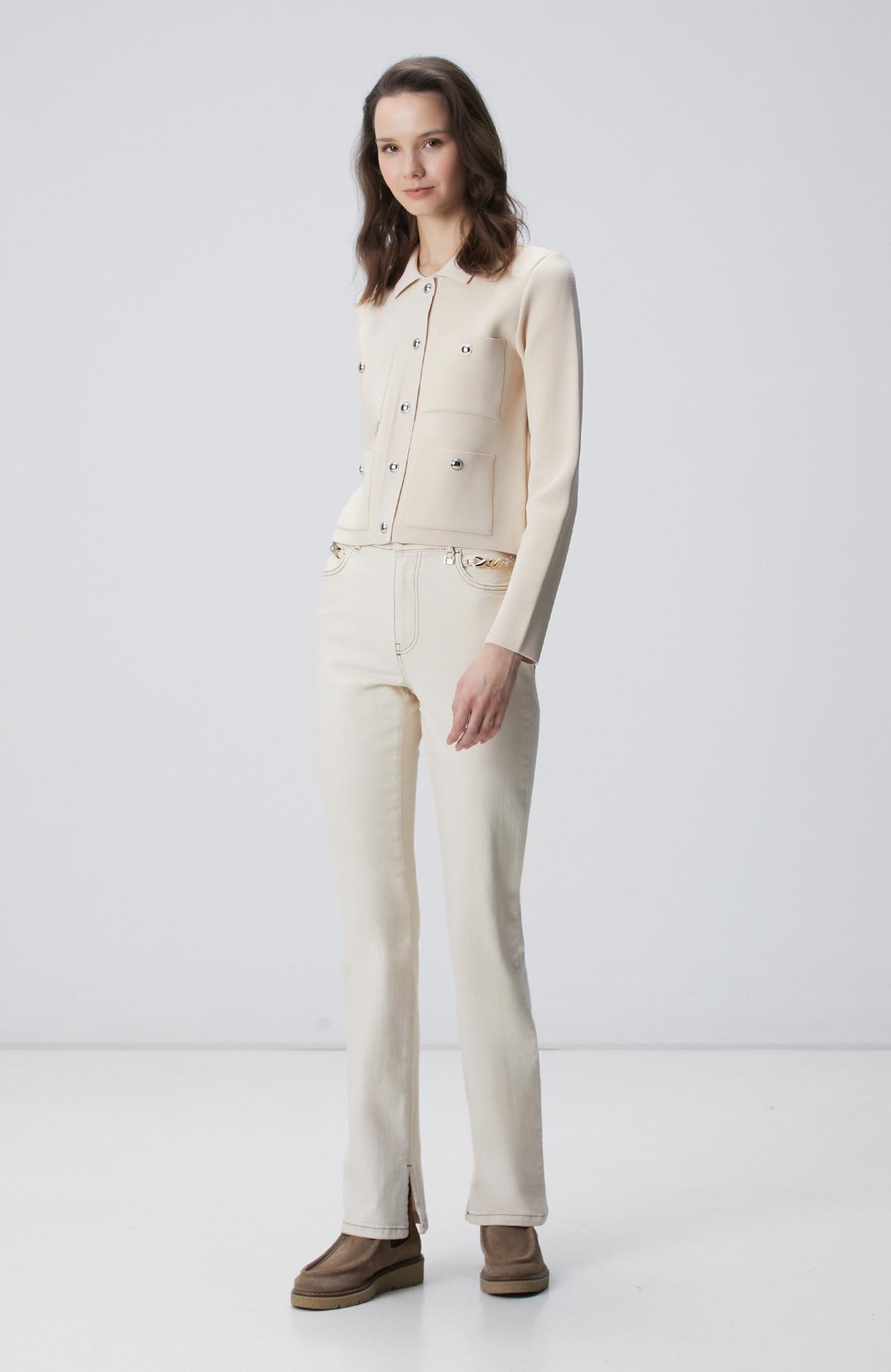 Network Kadın Taş Triko Ceket