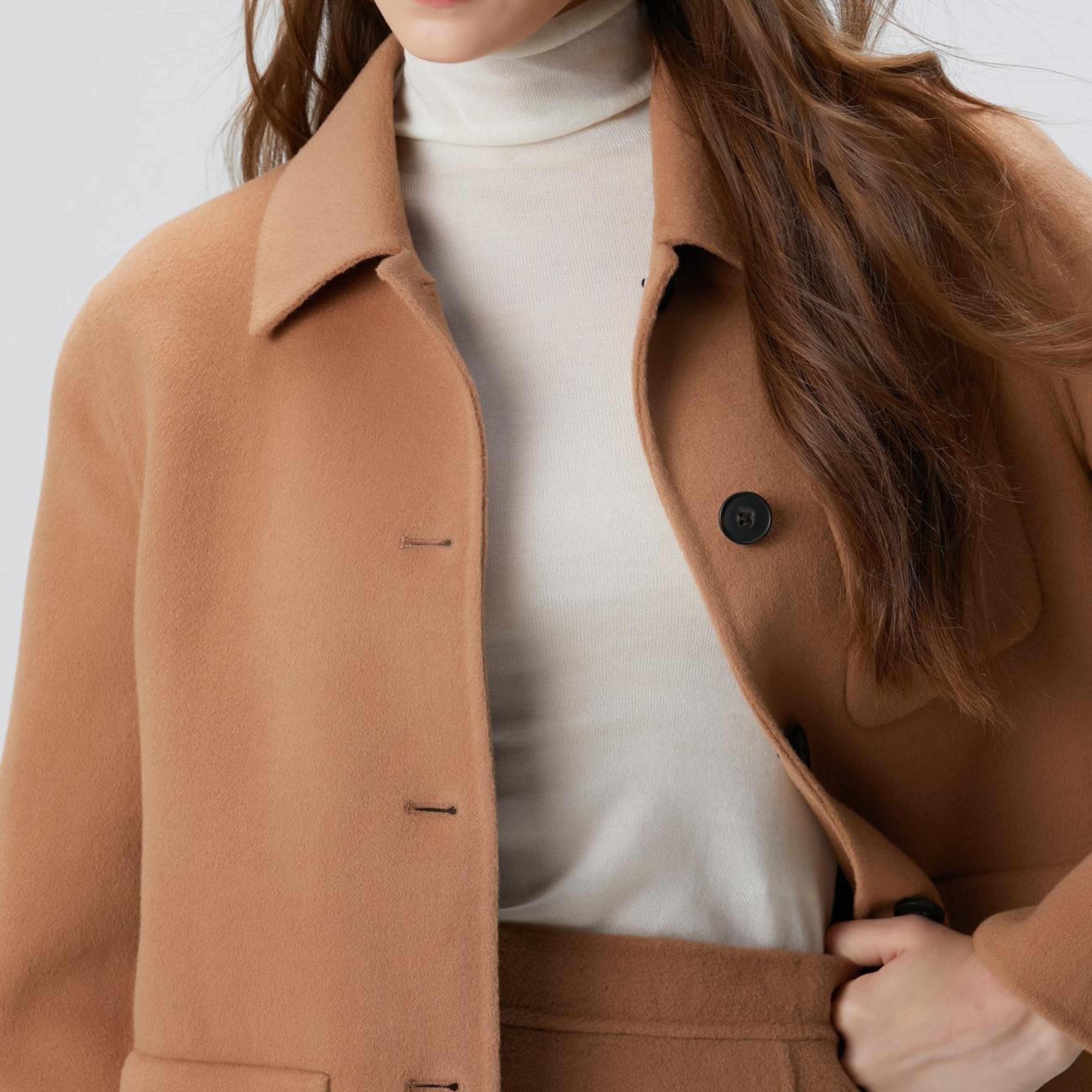 Network Kadın Limited Camel Yün Etek