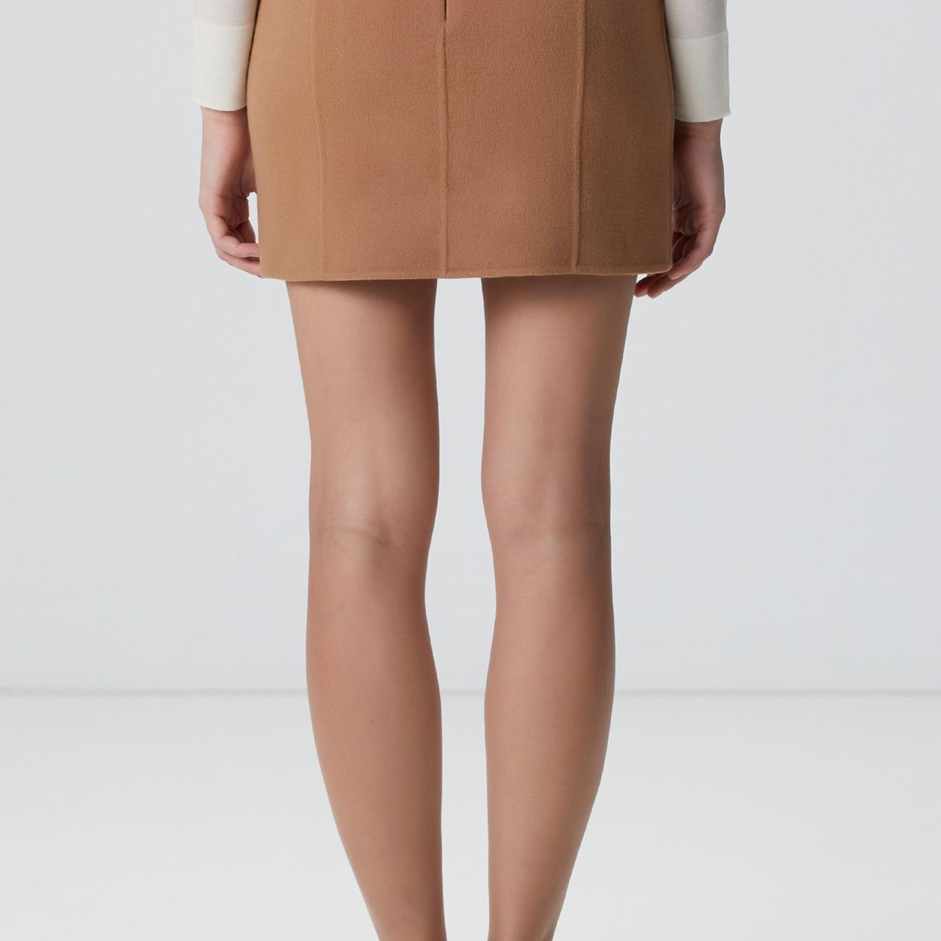 Network Kadın Limited Camel Yün Etek