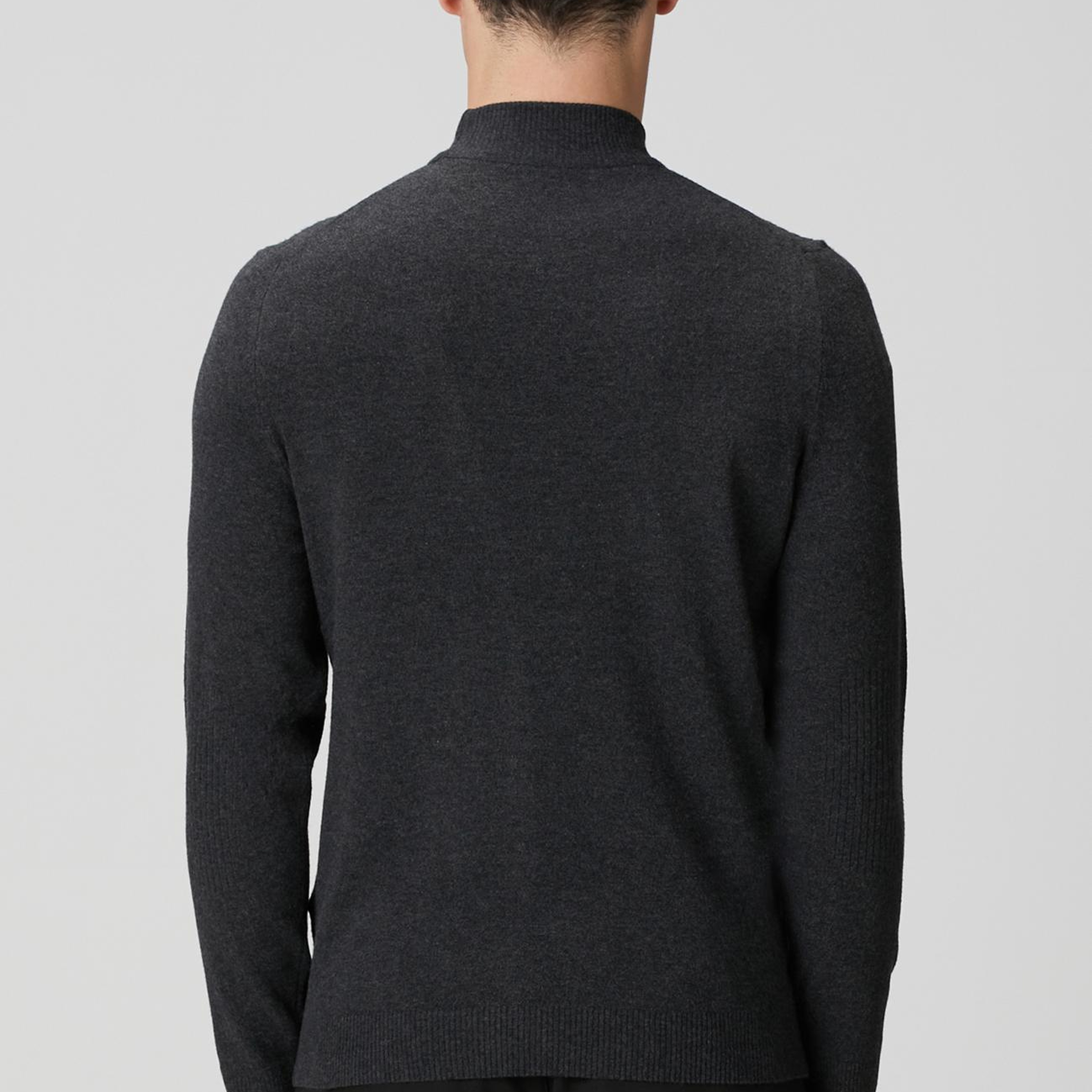 Network Erkek Antrasit Yarım Balıkçı Yaka Kazak