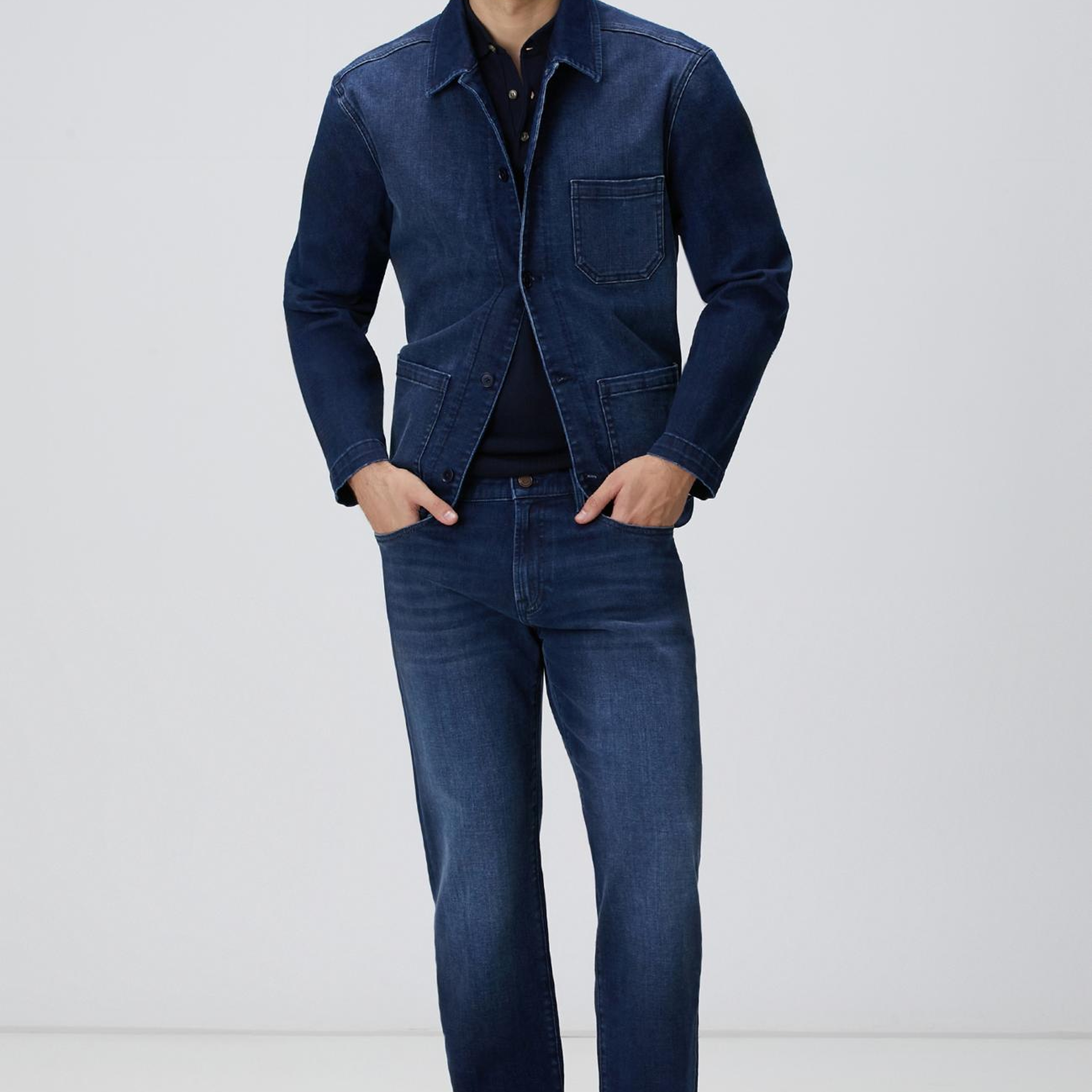 Network Erkek Lacivert Basic Triko Kazak