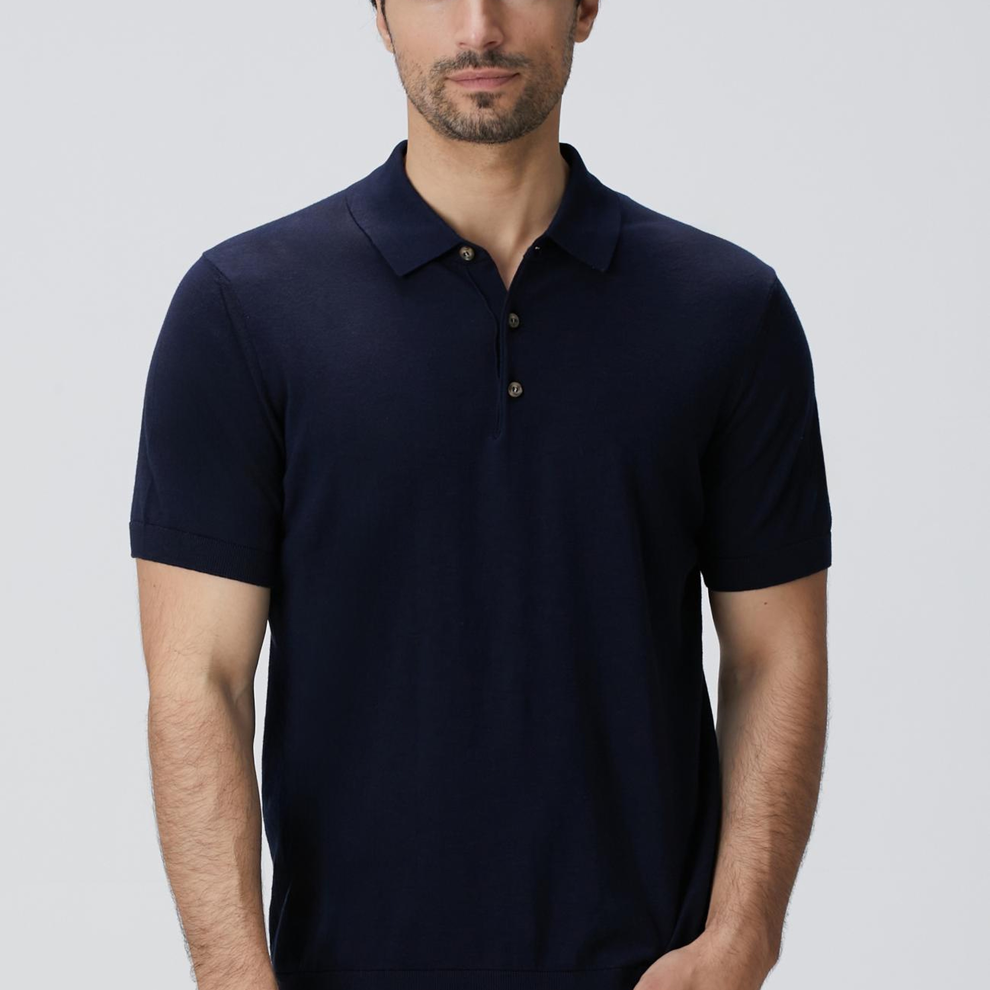 Network Erkek Lacivert Basic Triko Kazak