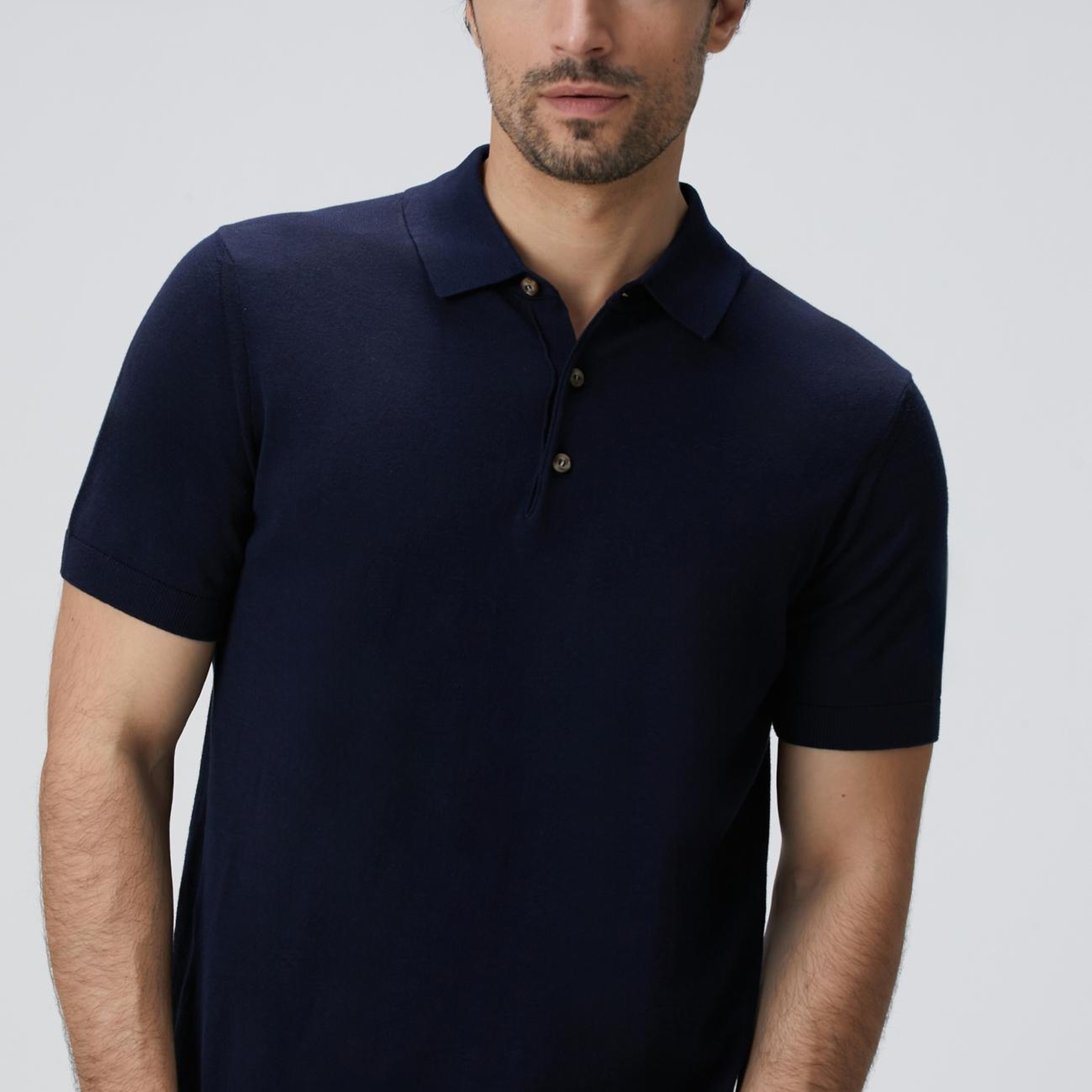 Network Erkek Lacivert Basic Triko Kazak