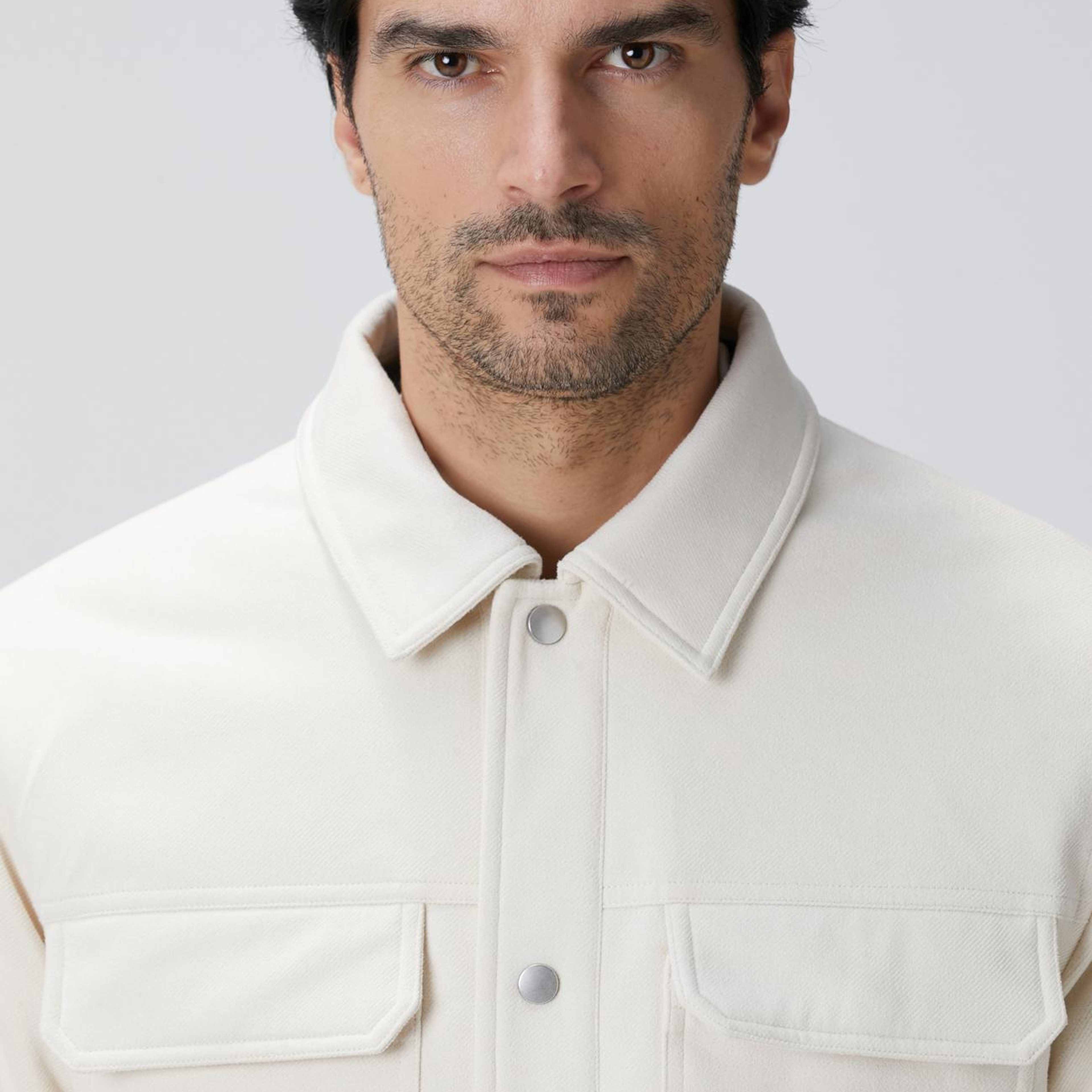 Network Erkek Kırık Beyaz Kapitoneli Mont