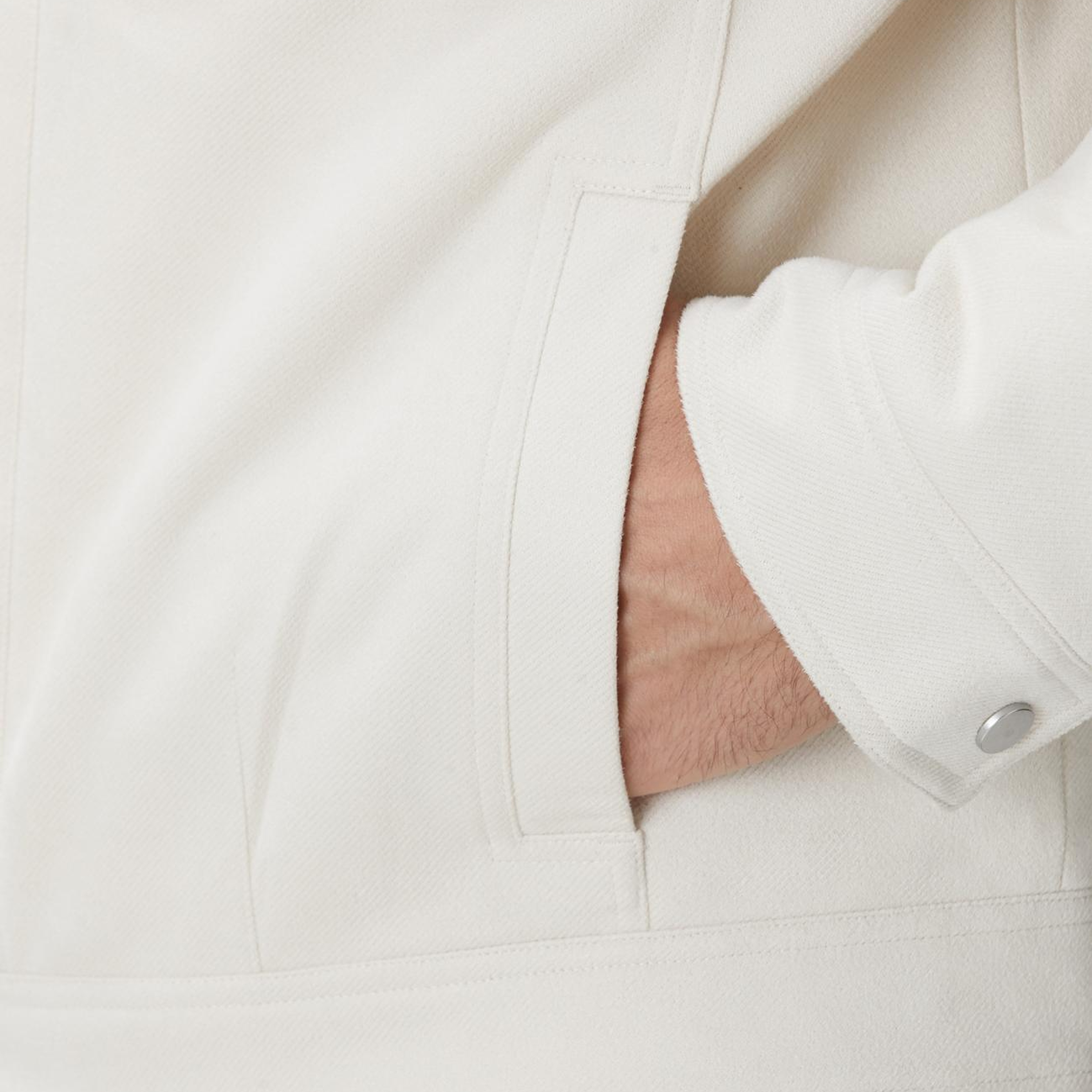 Network Erkek Kırık Beyaz Kapitoneli Mont