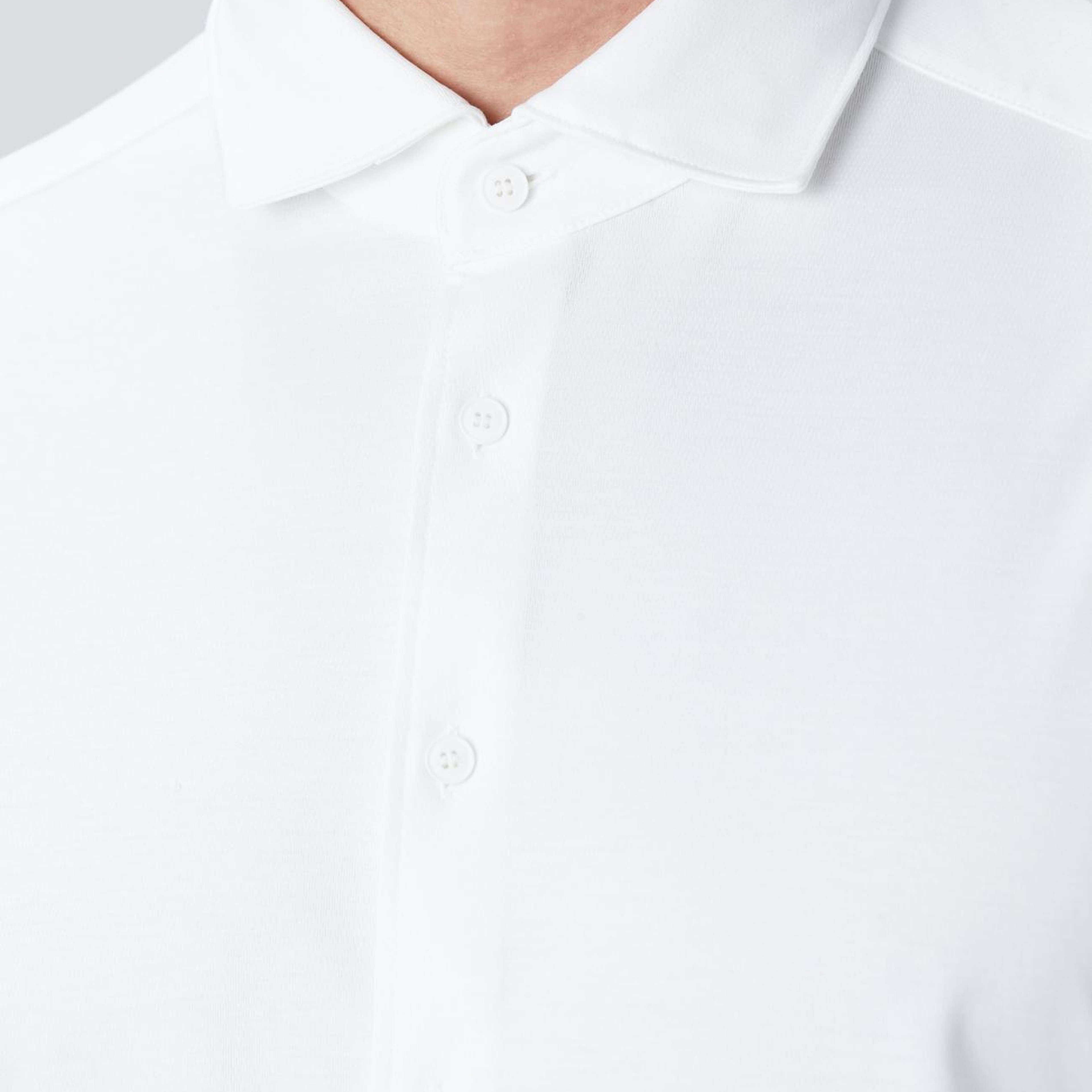 Network Erkek N-Tech Beyaz Örme Gömlek