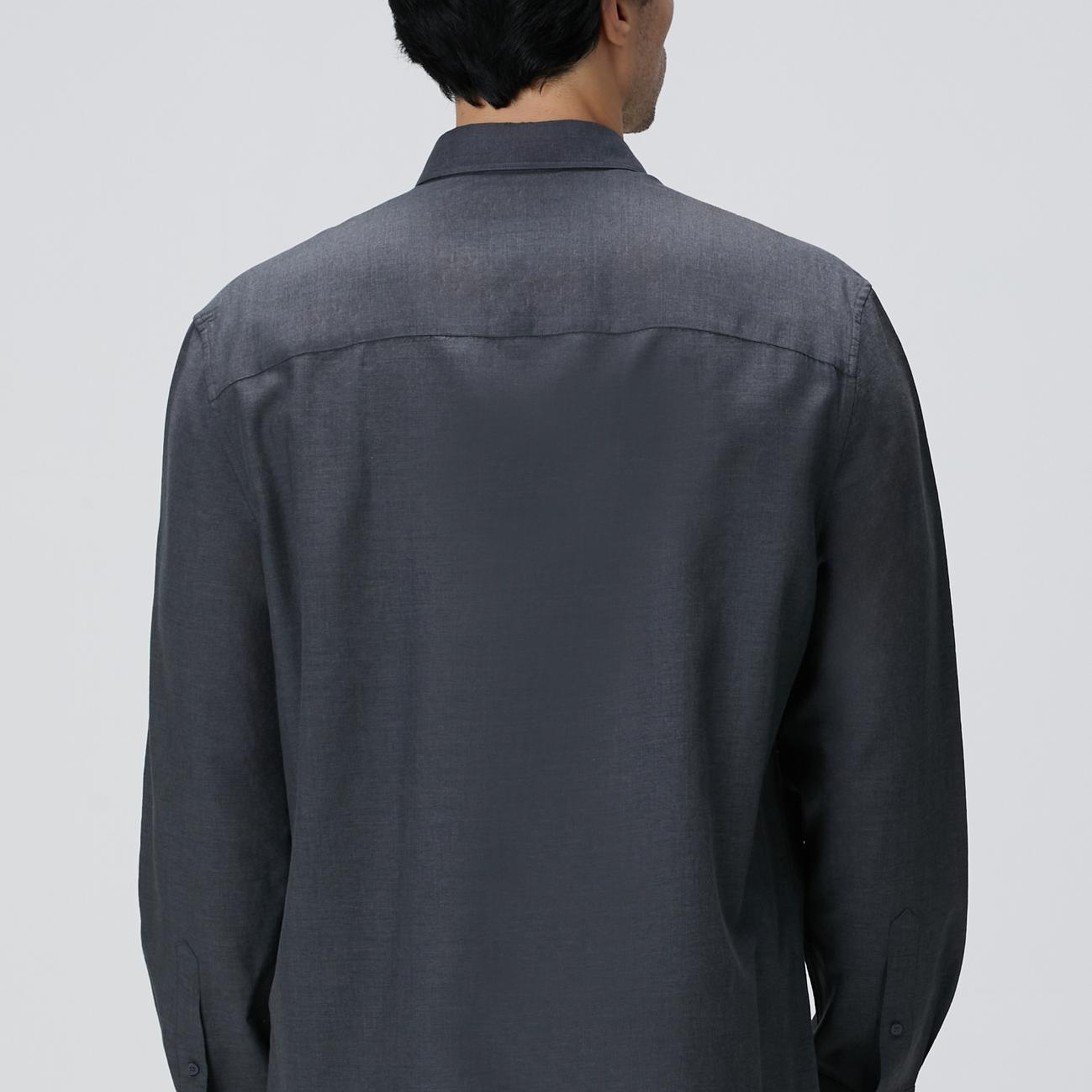 Network Erkek Antrasit Yün Karışımlı Gömlek