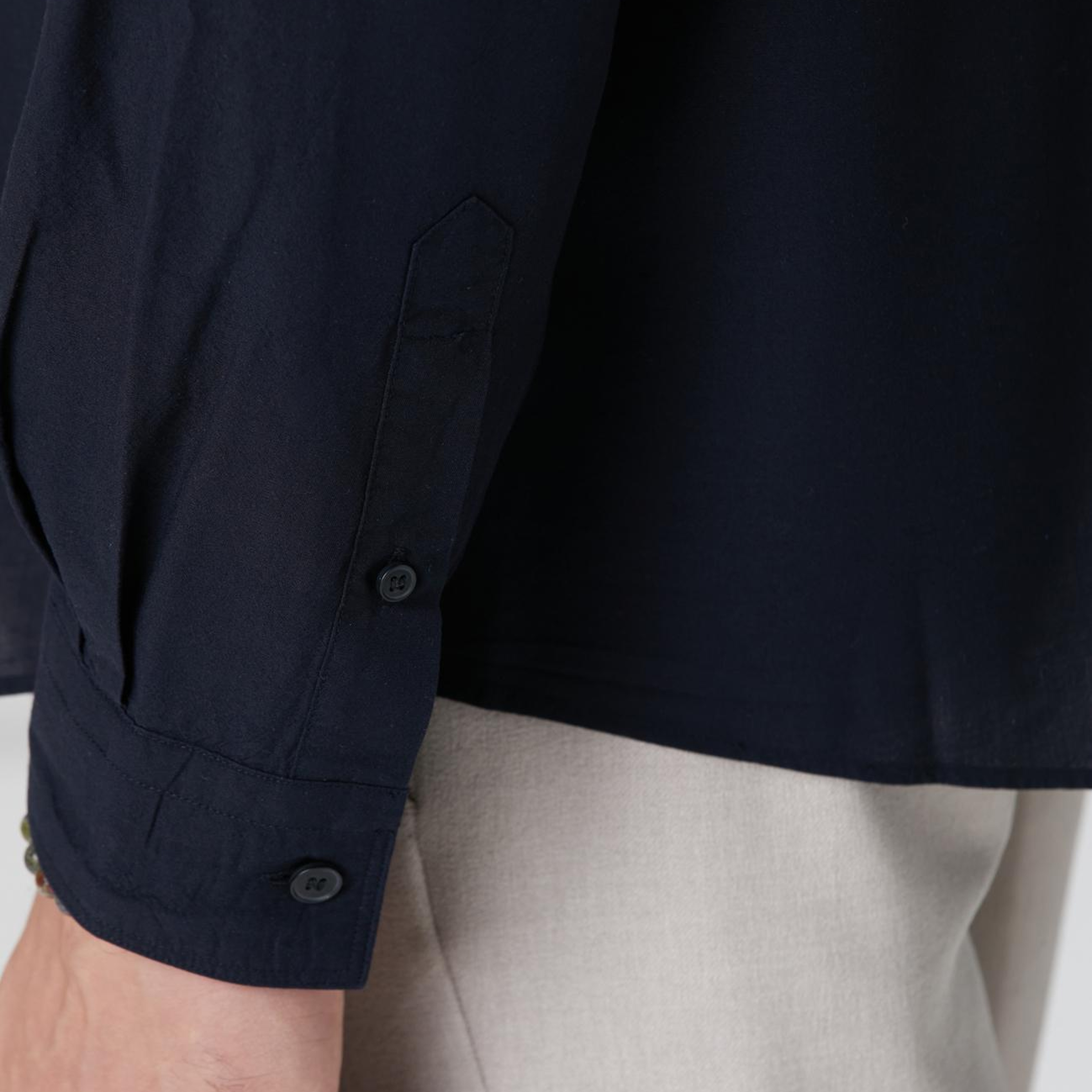 Network Erkek Lacivert Yün Karışımlı Gömlek