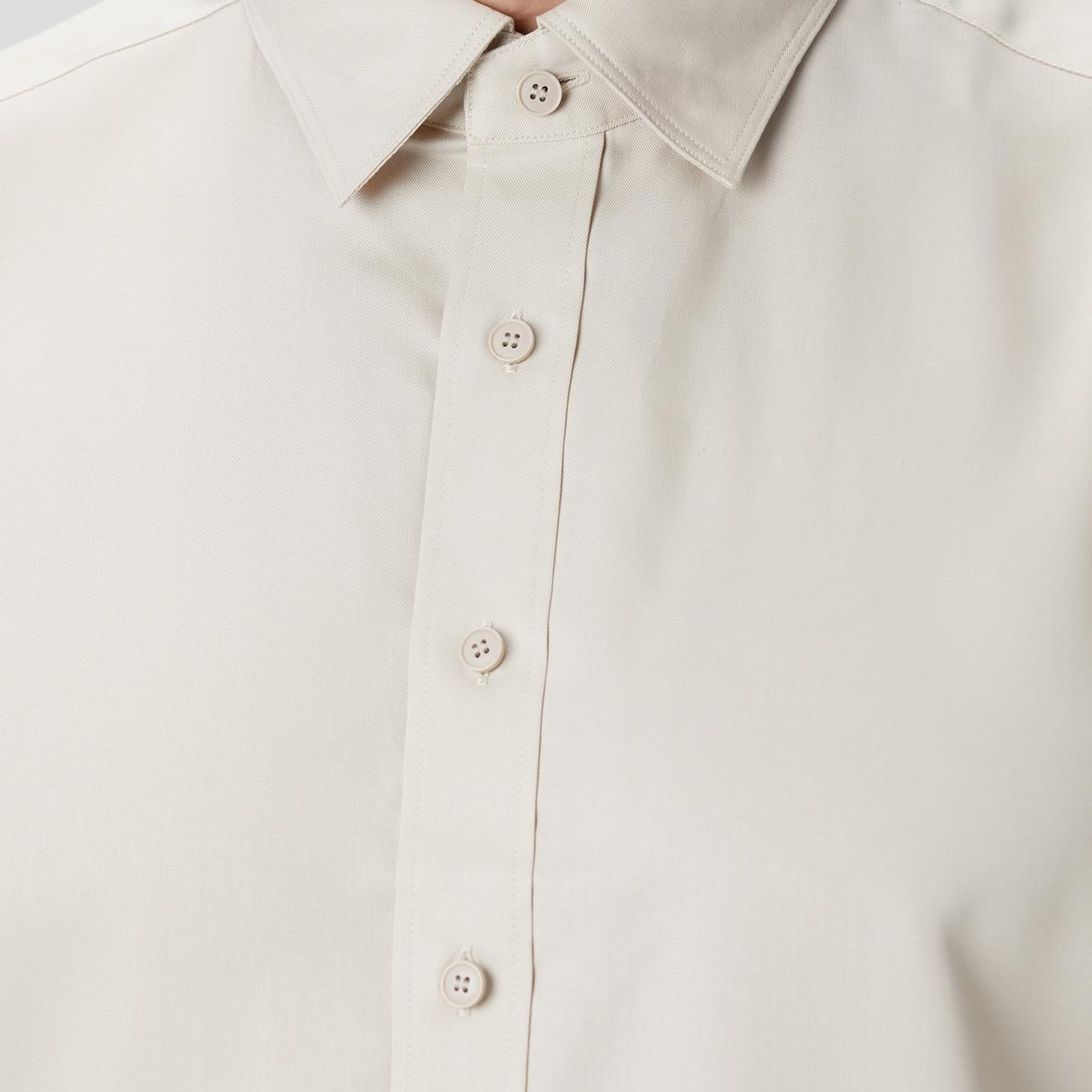 Network Erkek Bej Lyocell Gömlek