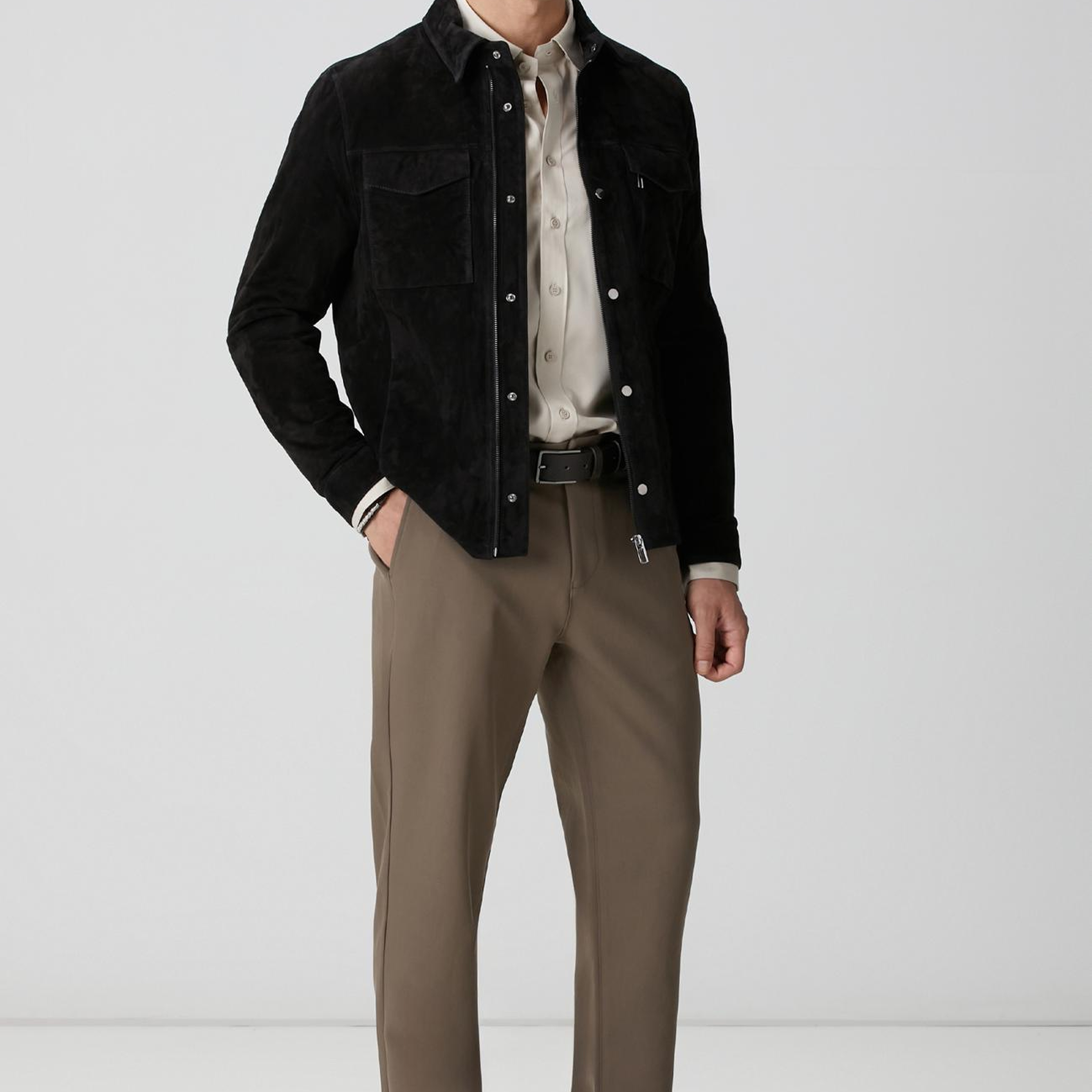 Network Erkek Bej Lyocell Gömlek