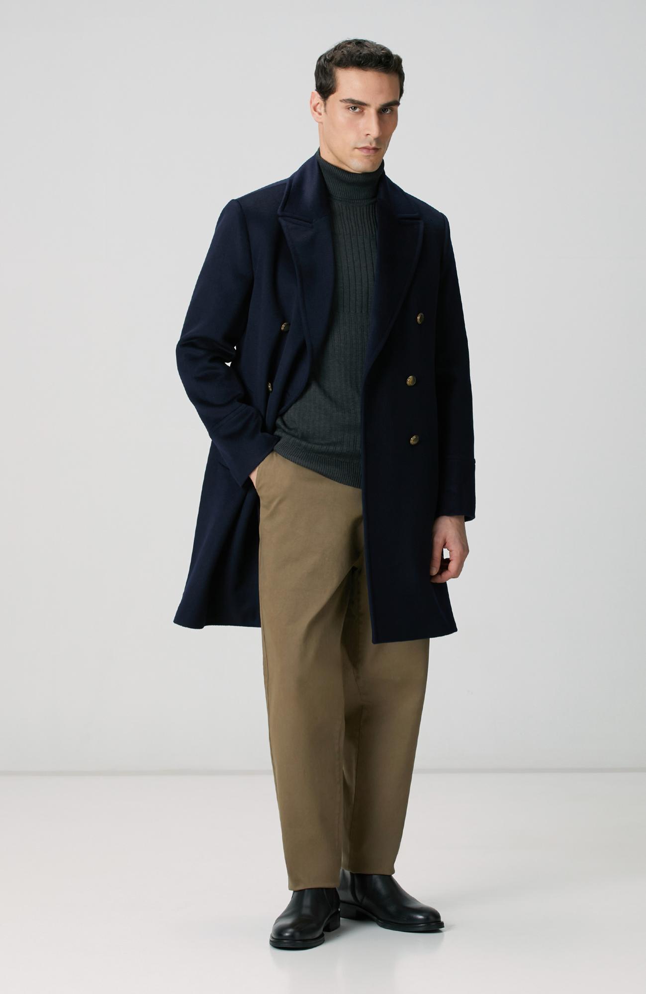 Network Erkek Antrasit Balıkçı Yaka Triko Kazak