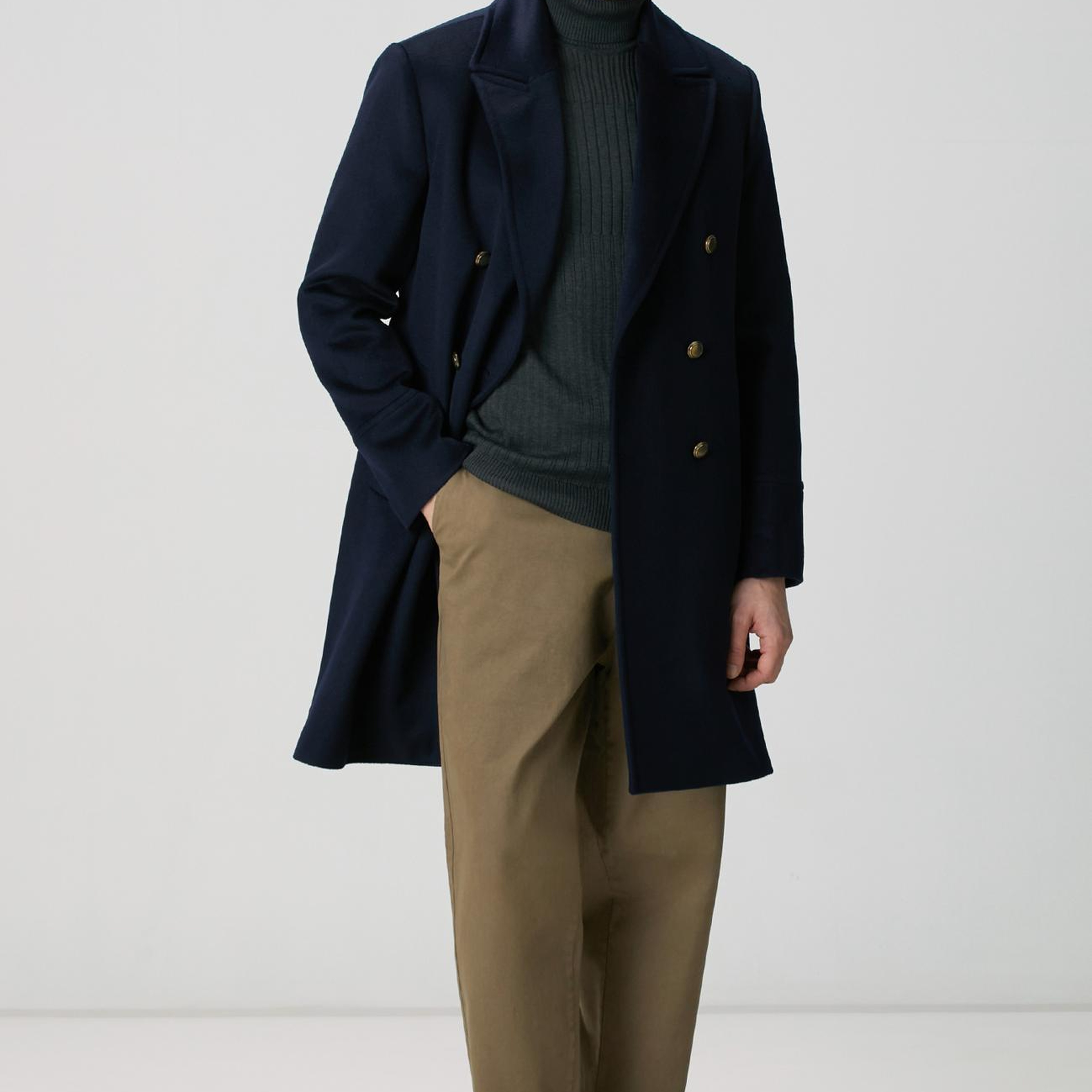 Network Erkek Antrasit Balıkçı Yaka Triko Kazak