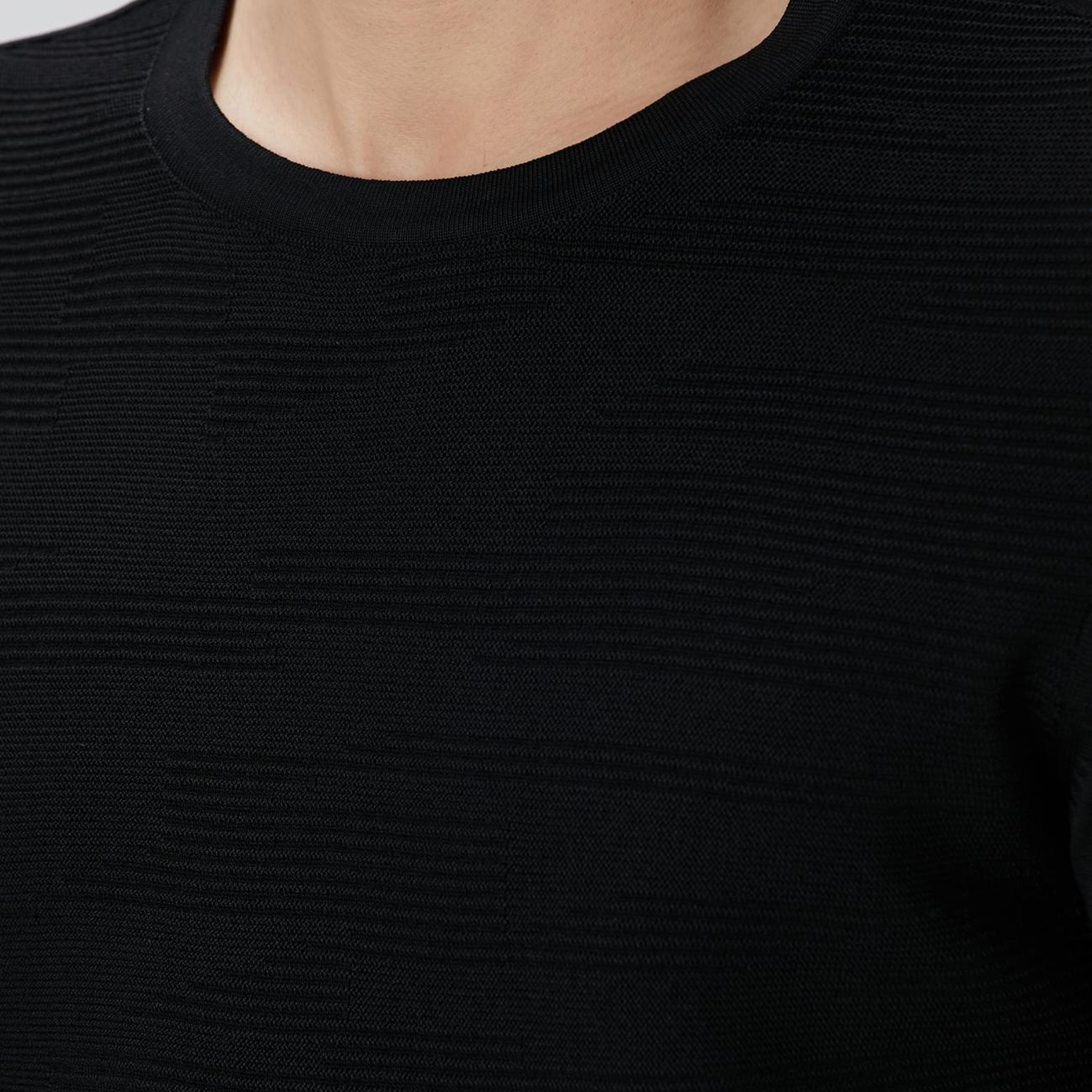 Network Erkek N-Tech Siyah Jakarlı Kazak