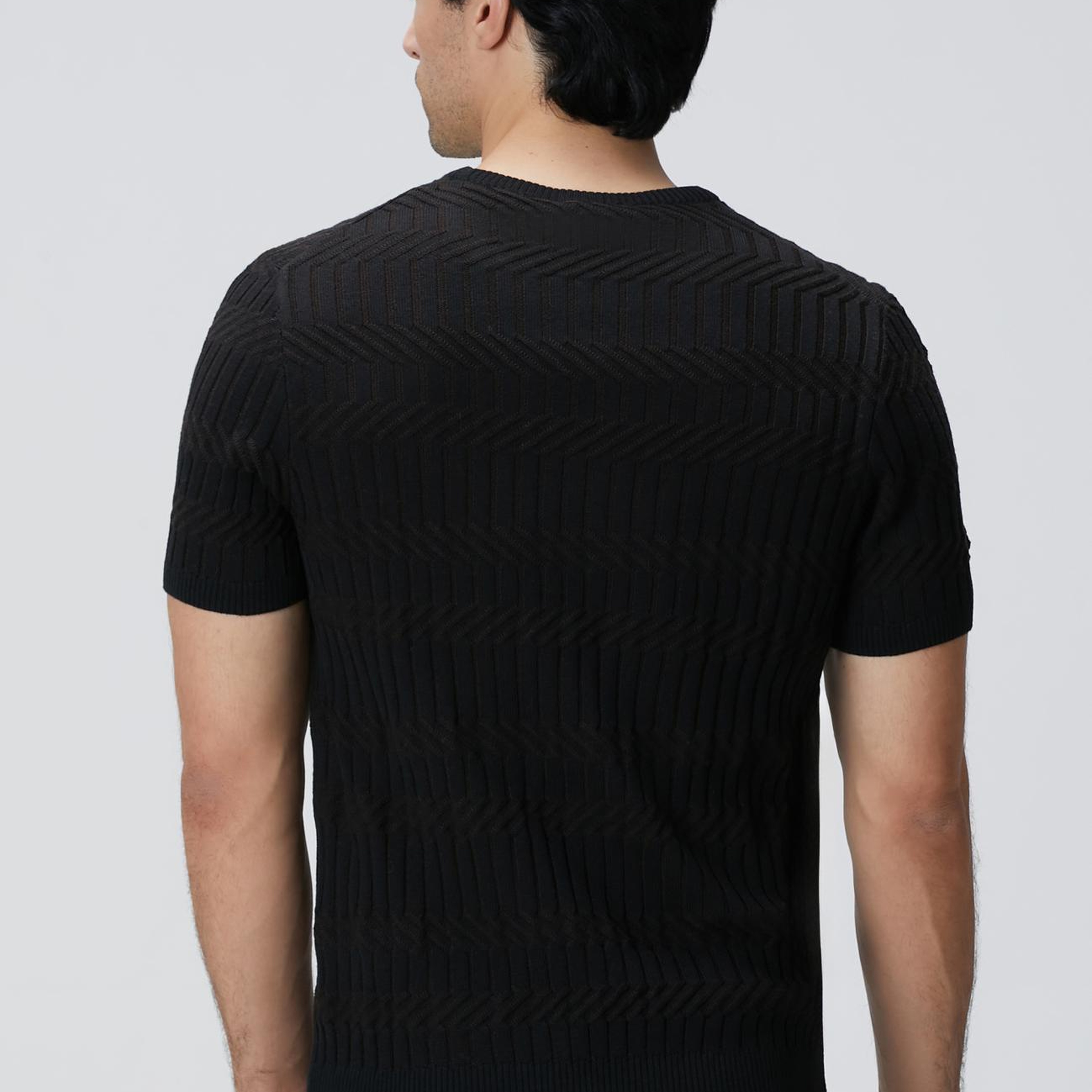 Network Erkek Kahverengi Yün Karışımlı Kazak