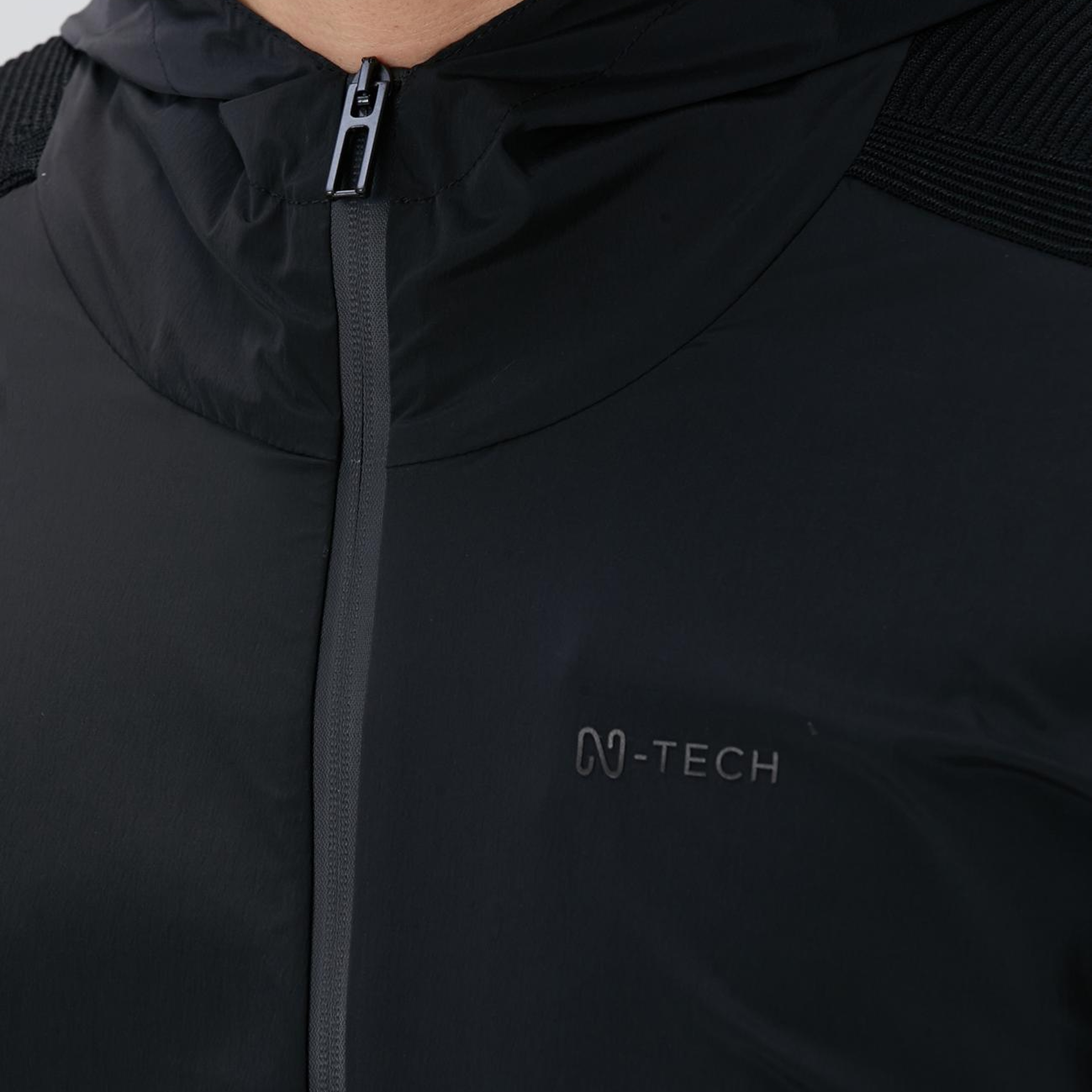 Network Erkek N-Tech Siyah Scuba Detaylı Triko Mont