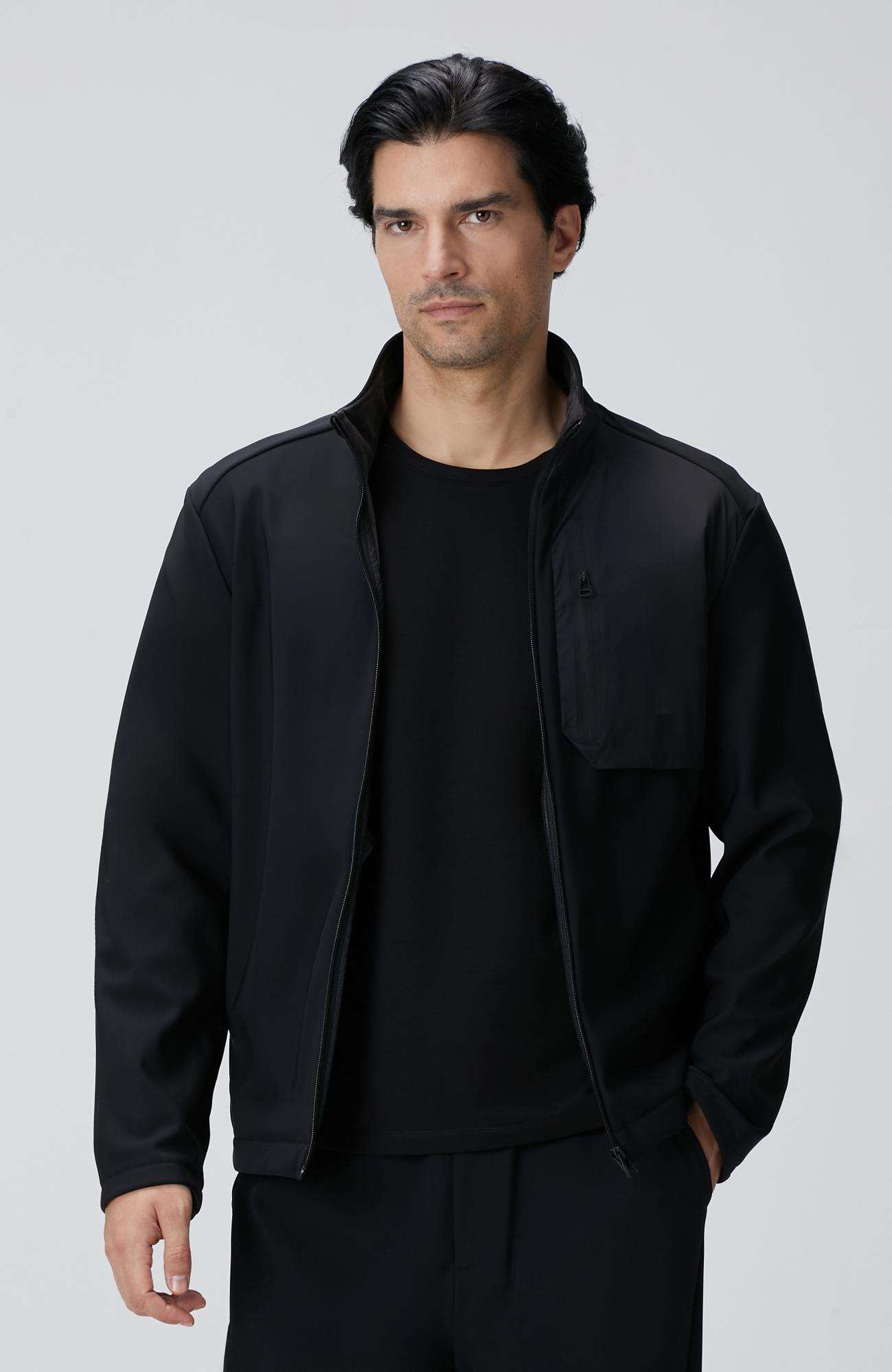 Network Erkek N-Tech Siyah Cep Detaylı Mont