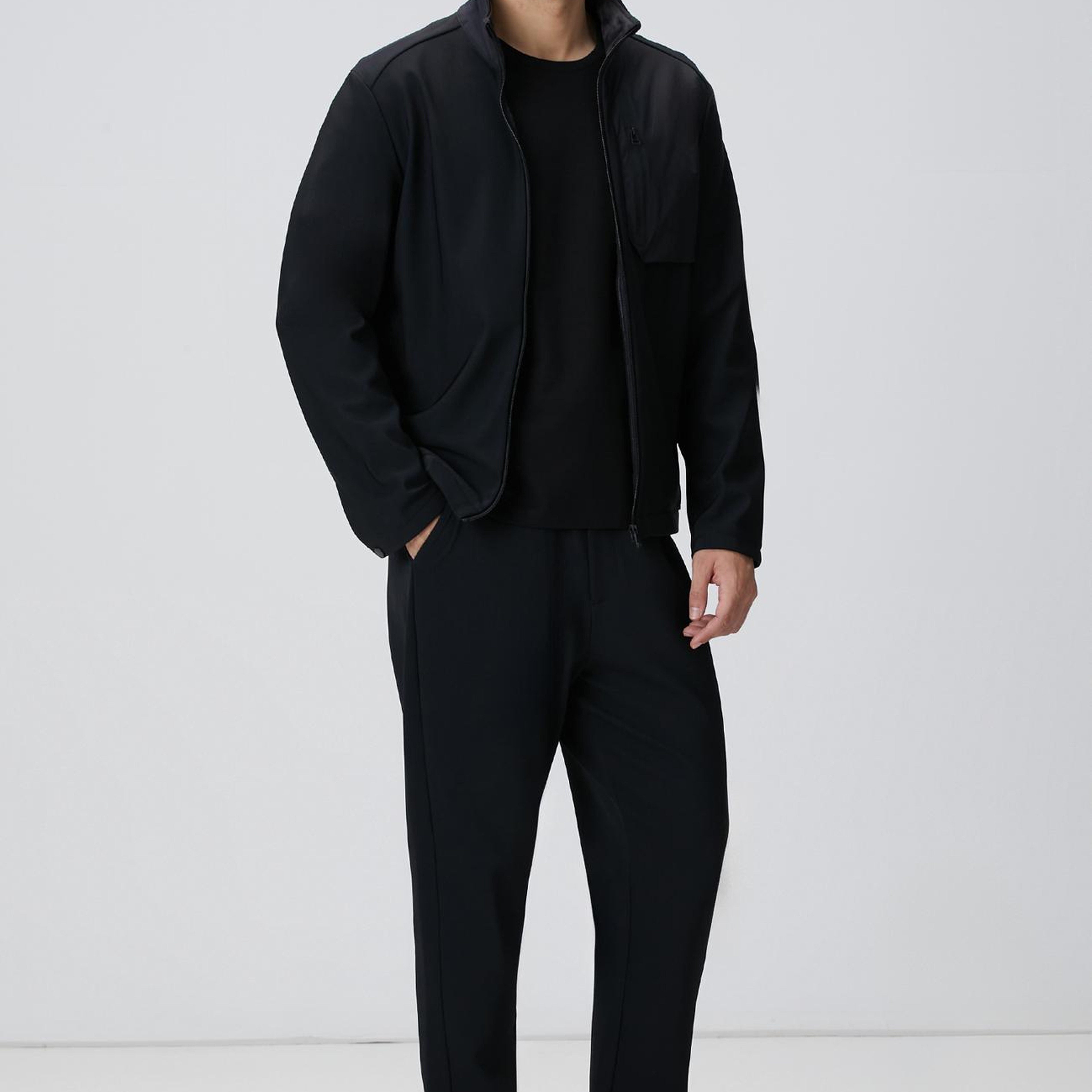 Network Erkek N-Tech Siyah Cep Detaylı Mont