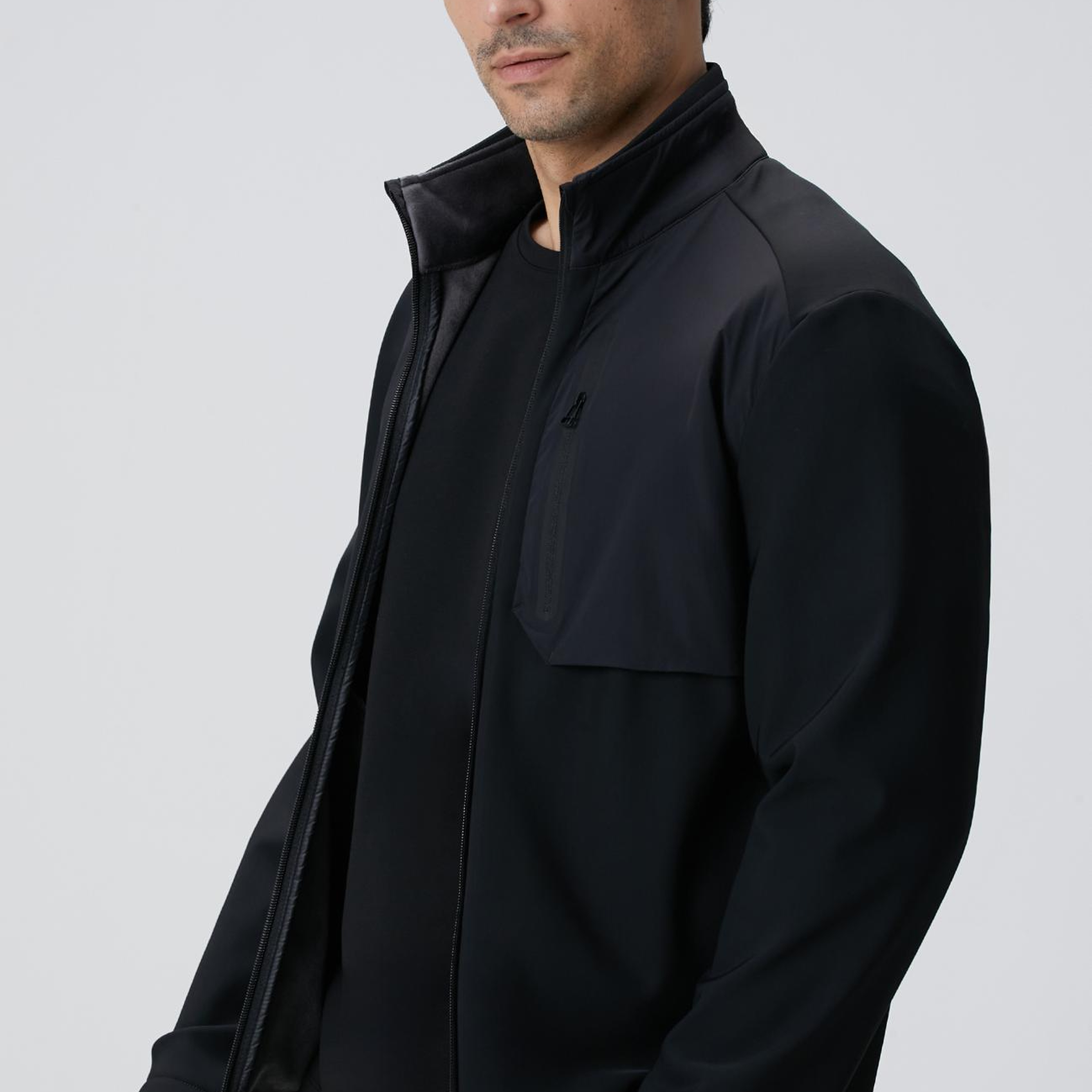 Network Erkek N-Tech Siyah Cep Detaylı Mont