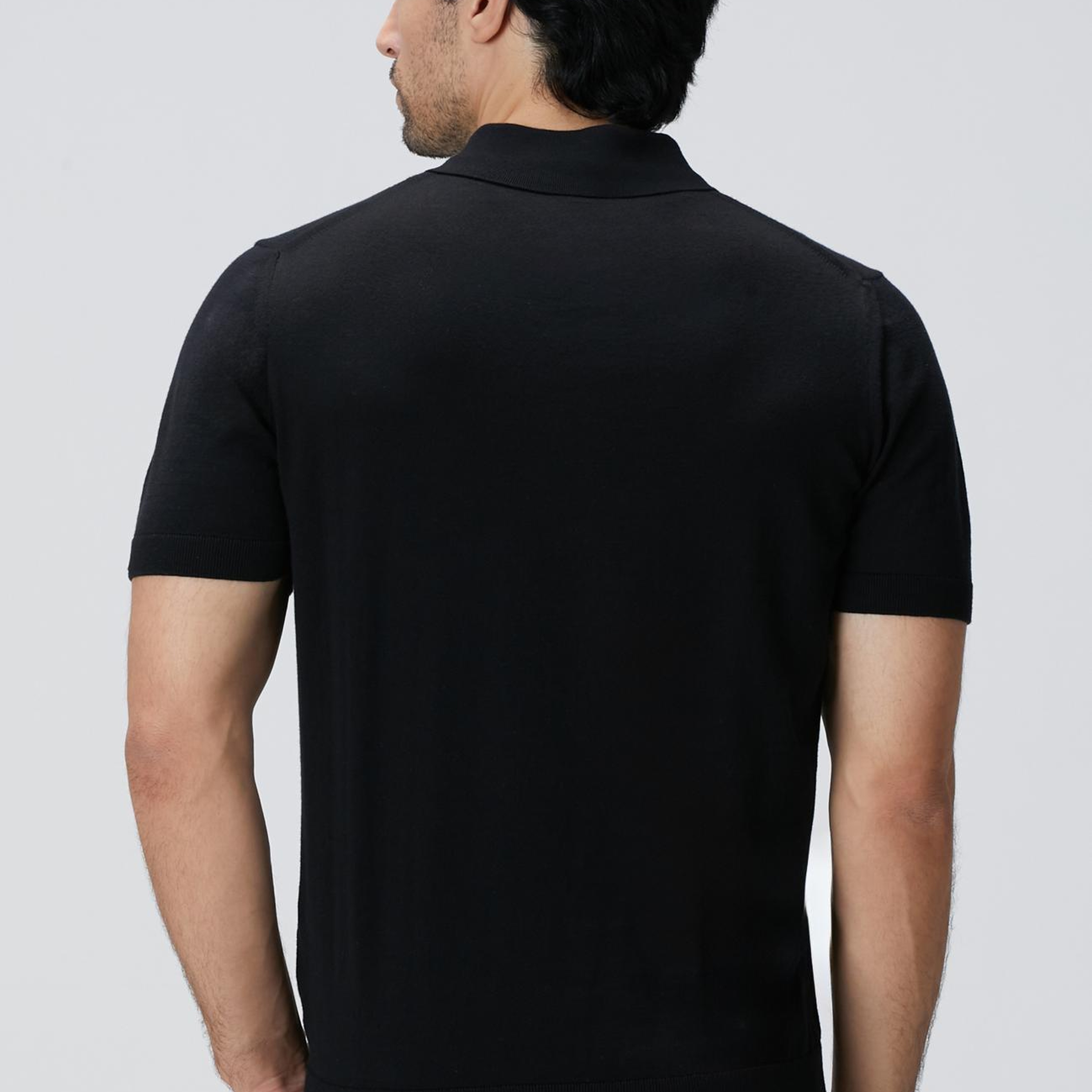 Network Erkek Siyah Basic Triko Kazak