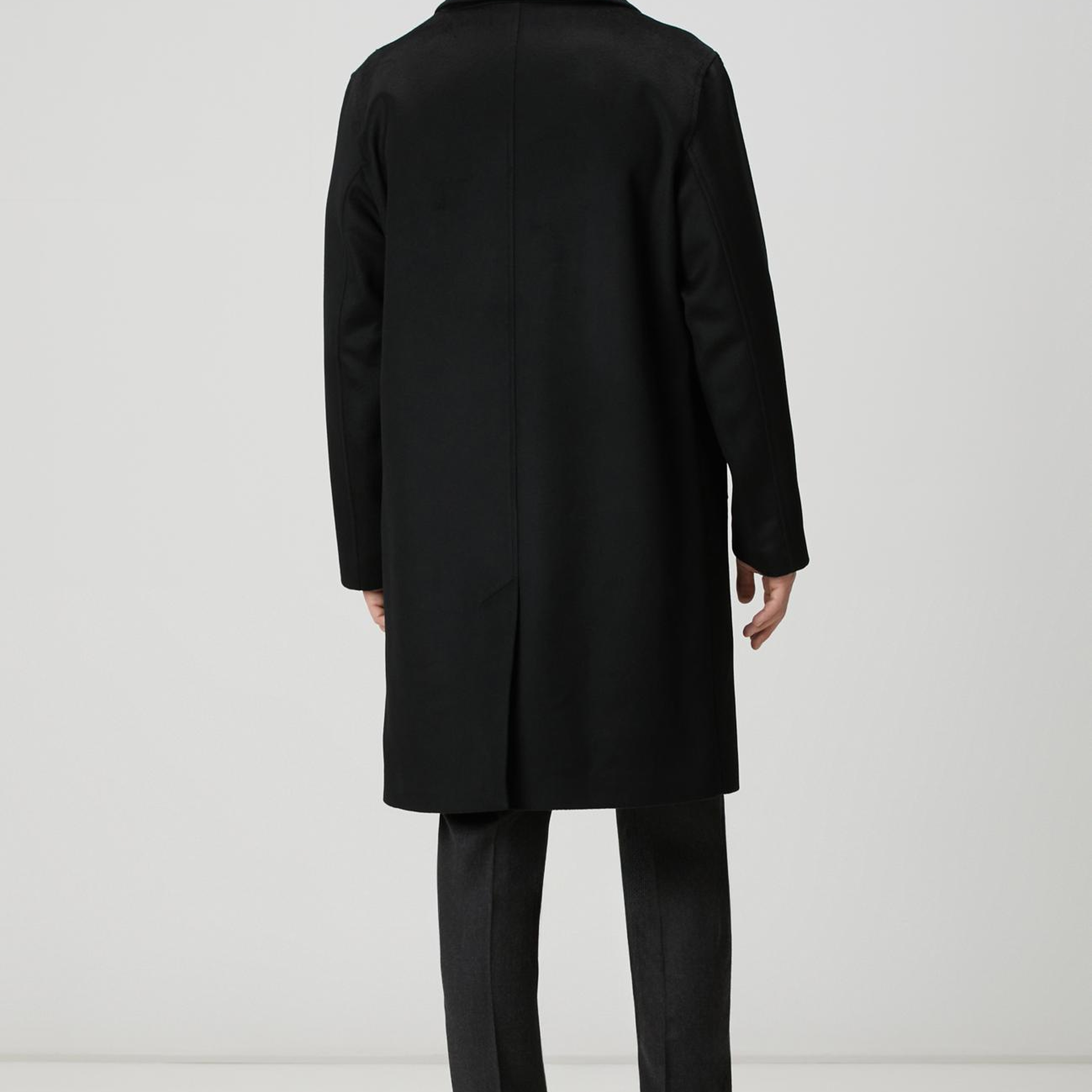 Network Erkek Limited Siyah Yün Palto