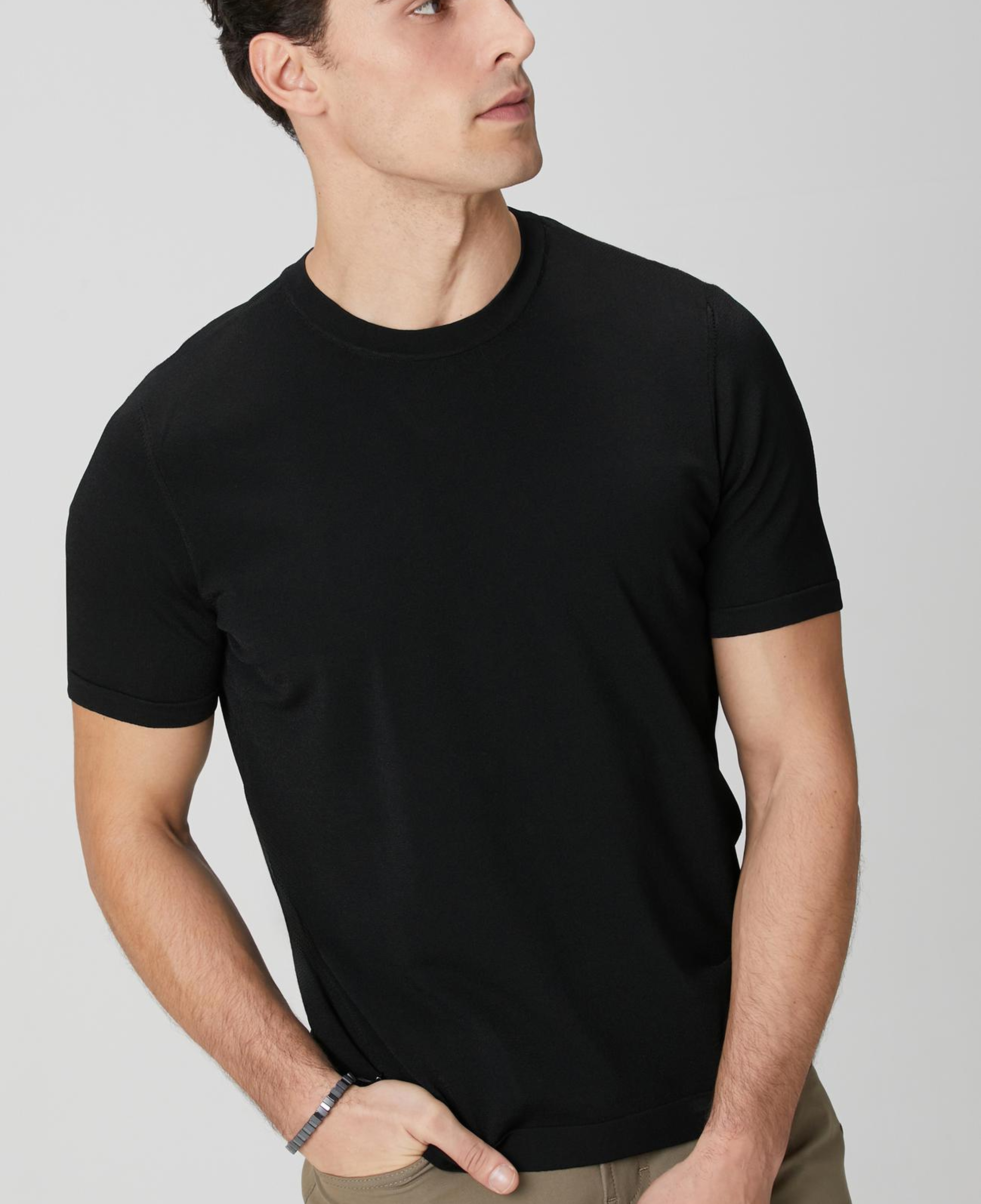 Network Erkek Siyah Basic Triko Kazak