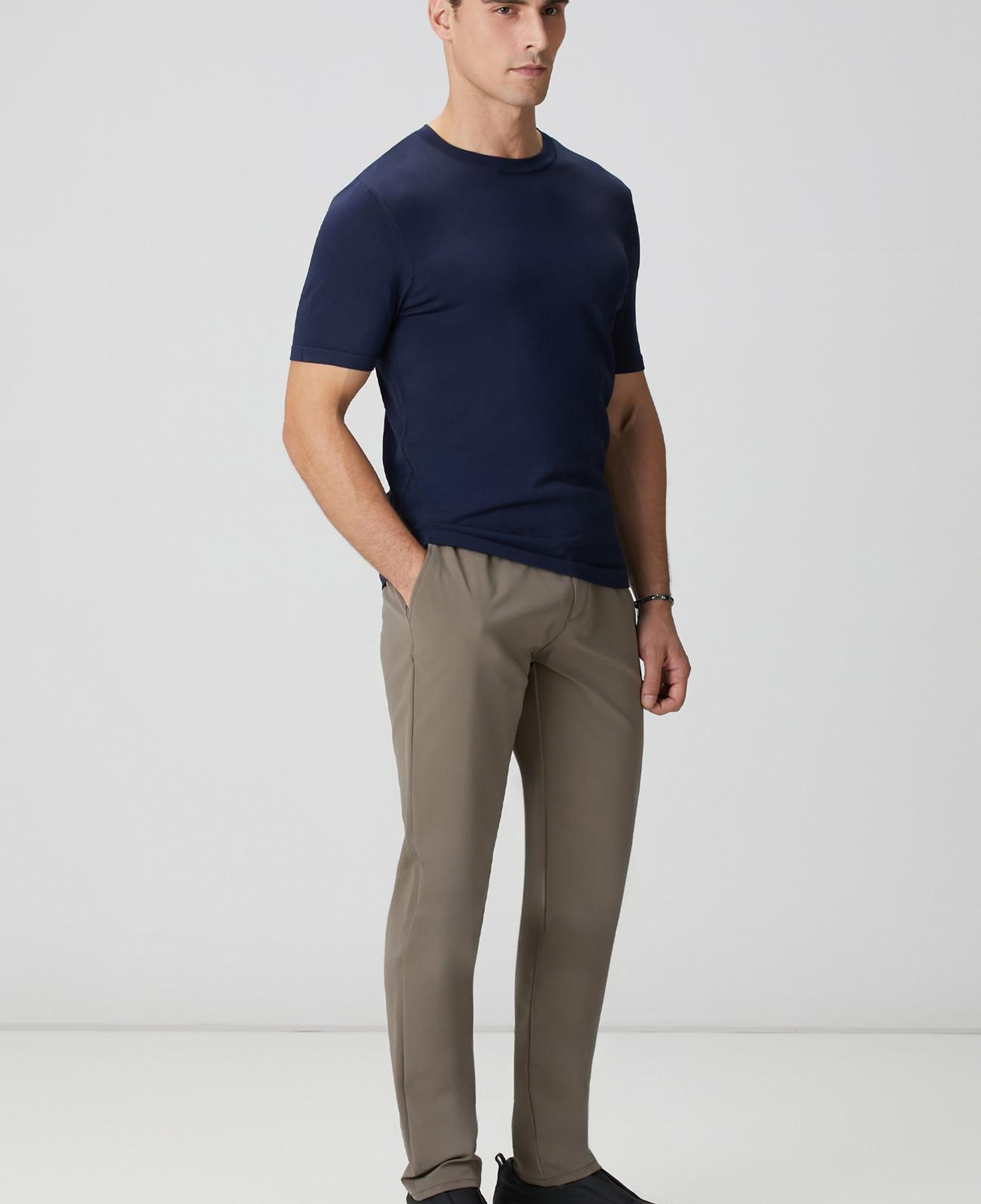 Network Erkek Lacivert Basic Triko Kazak