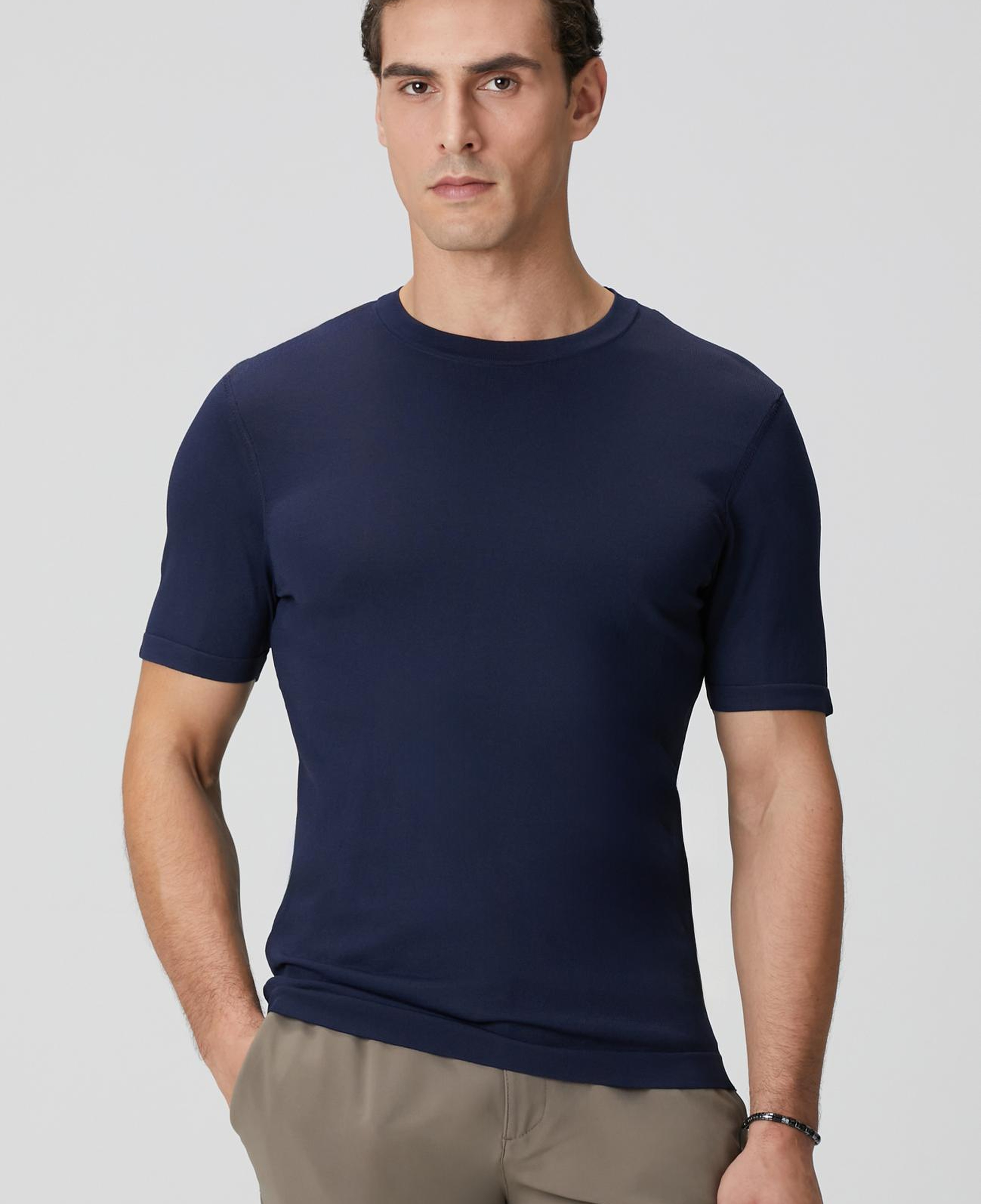 Network Erkek Lacivert Basic Triko Kazak