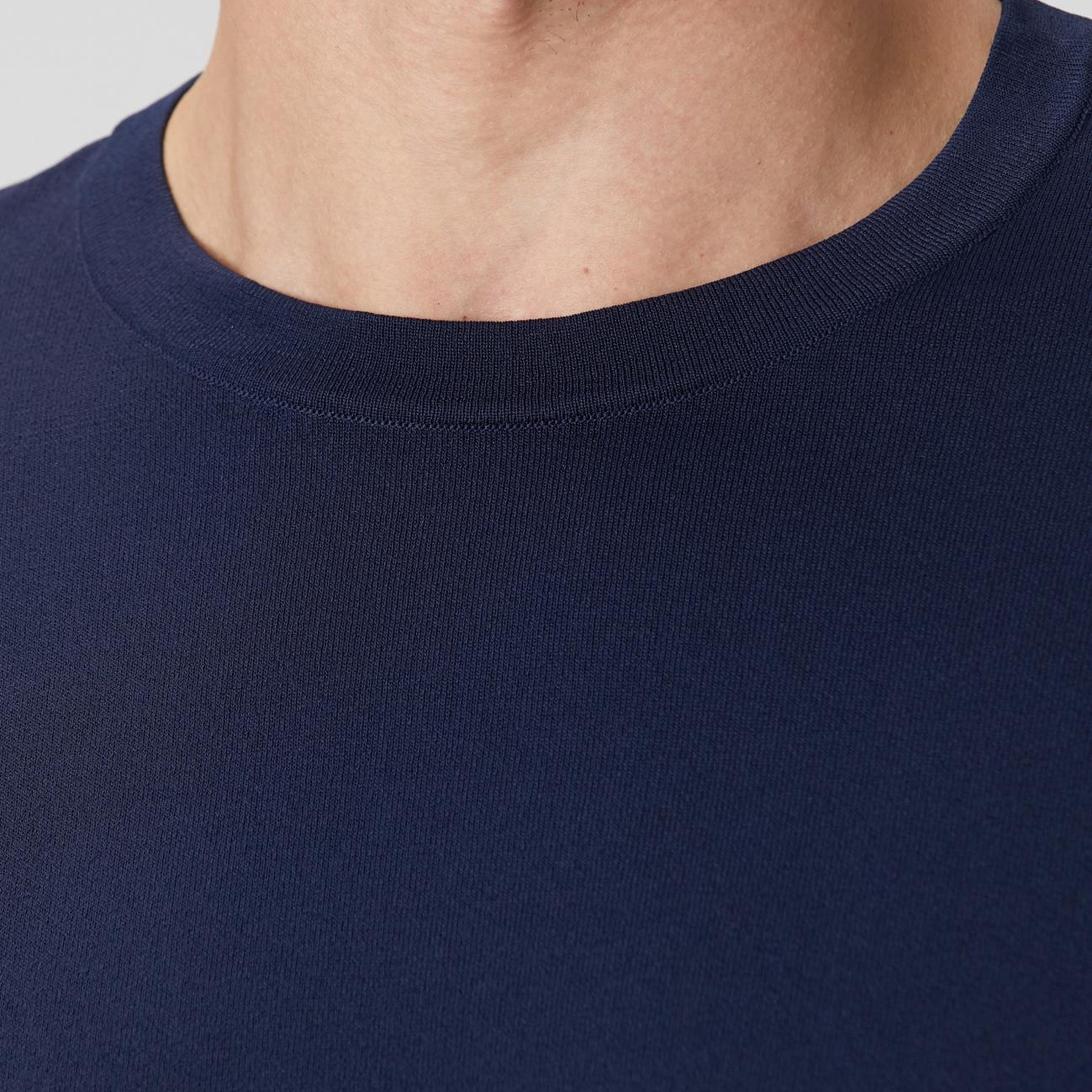 Network Erkek Lacivert Basic Triko Kazak