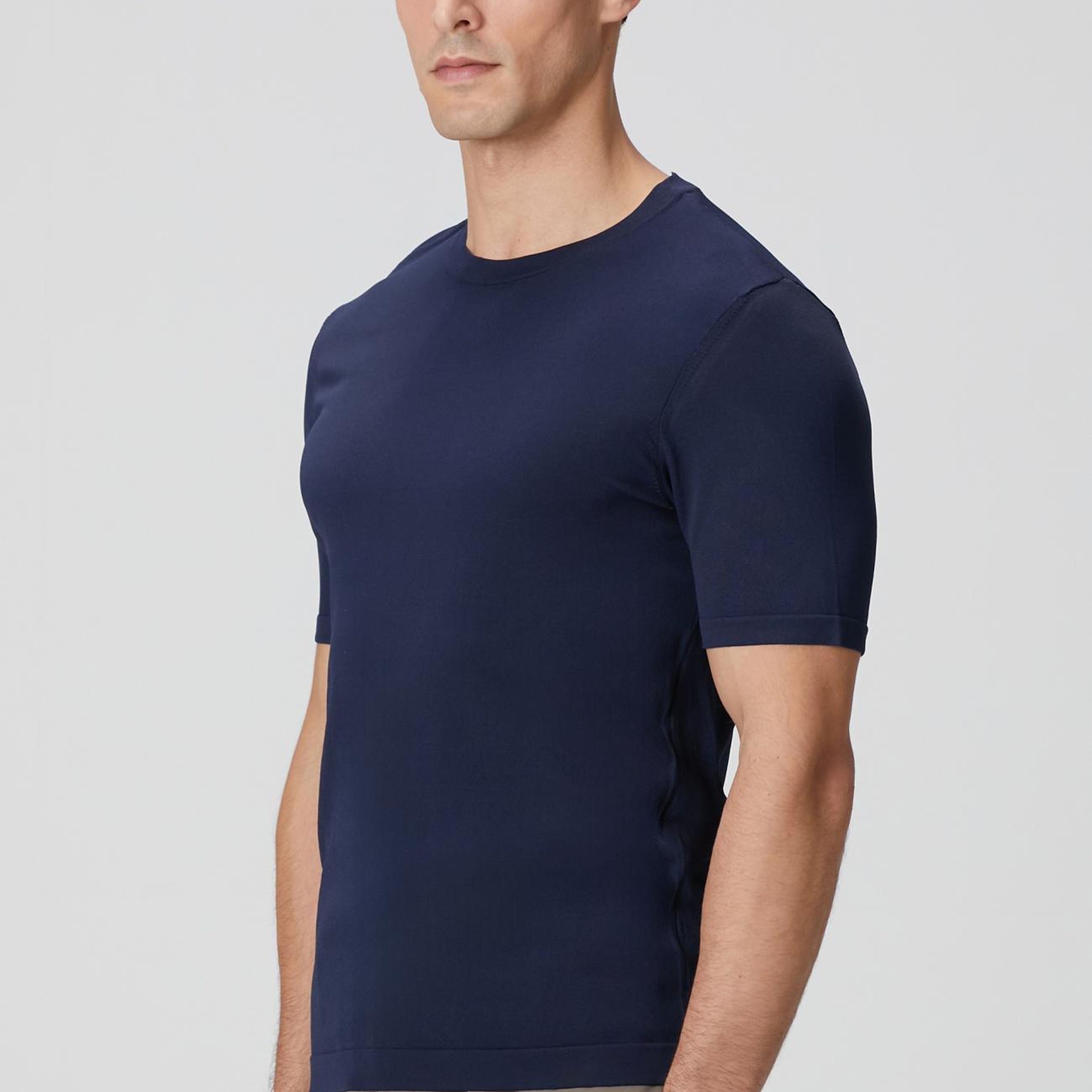 Network Erkek Lacivert Basic Triko Kazak