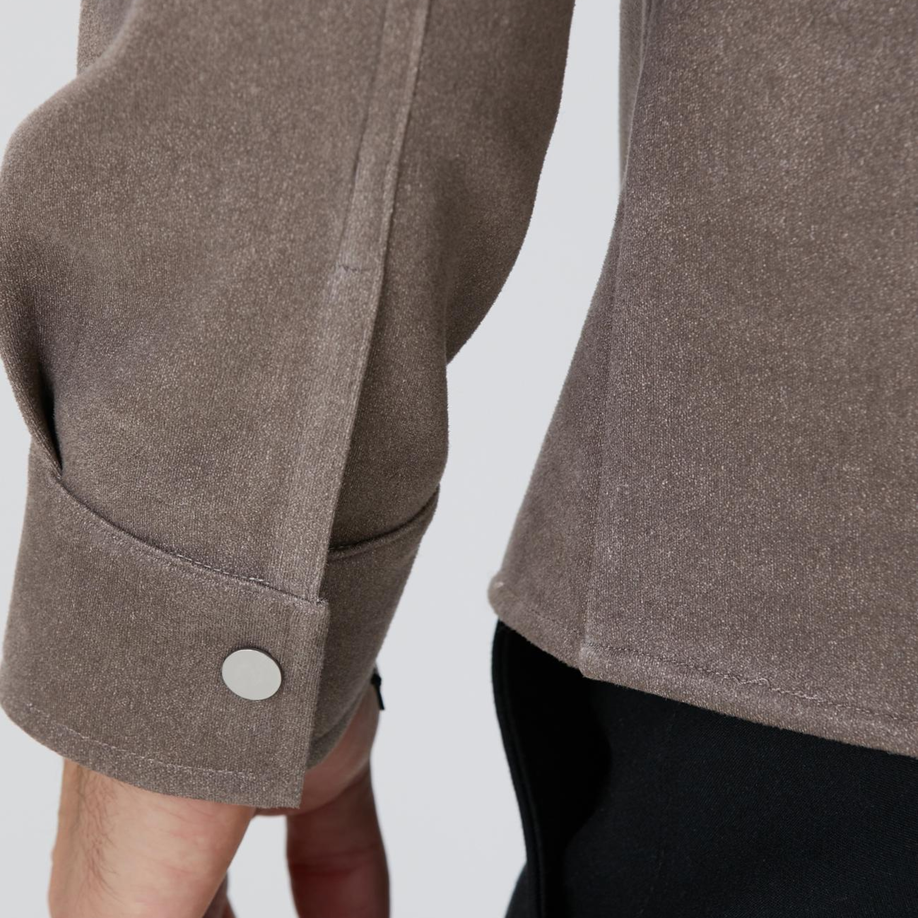 Network Erkek Vizon Süet Görünümlü Dış Gömlek