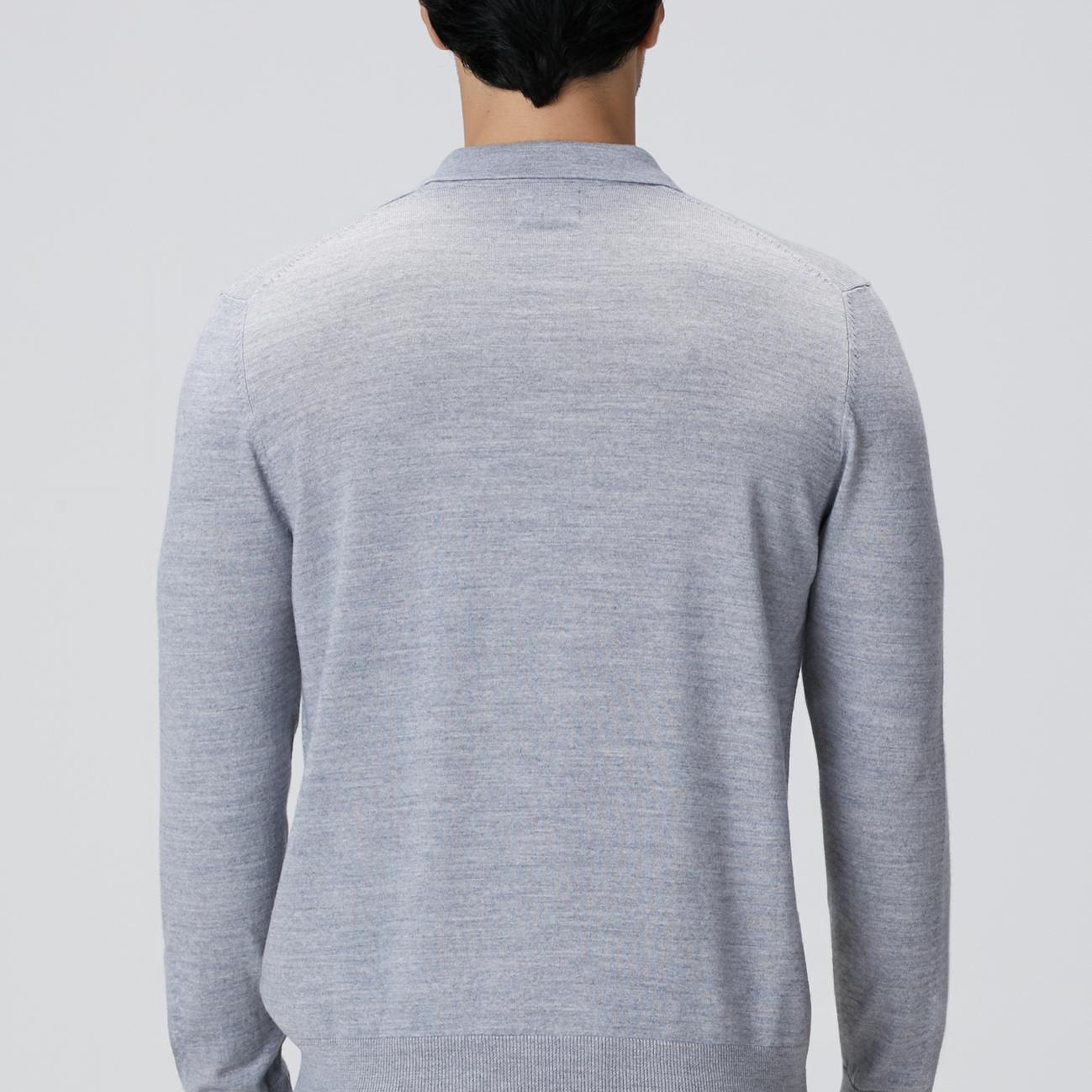 Network Erkek Gri Melanj Yün Karışımlı Triko Kazak