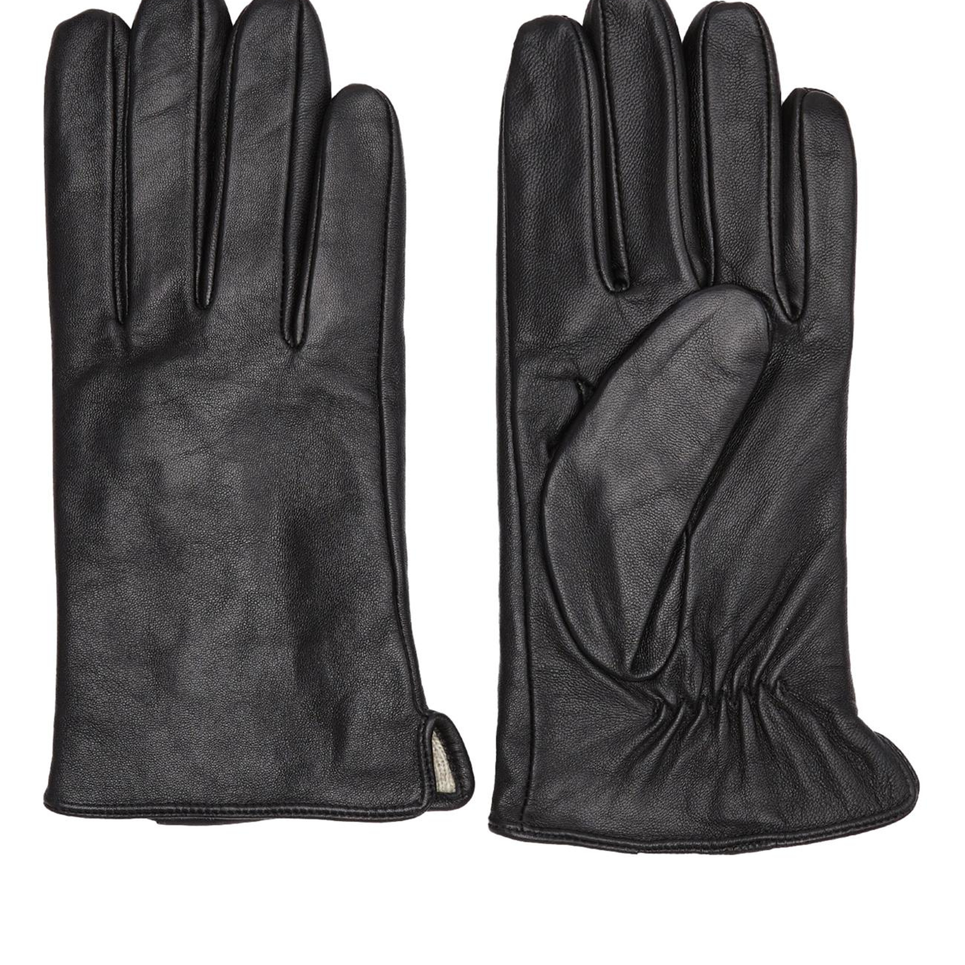 Network Erkek Siyah Deri Eldiven