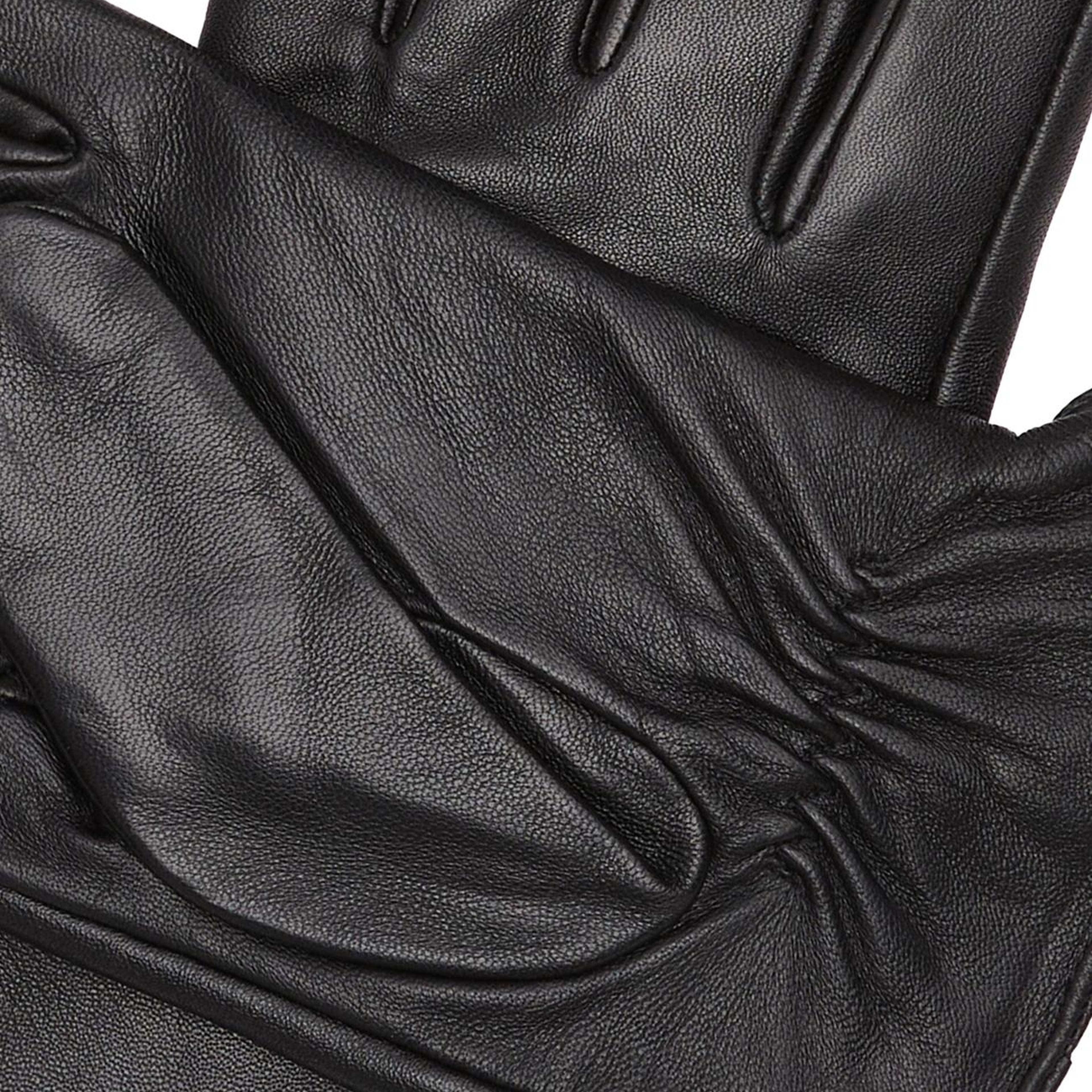 Network Erkek Siyah Deri Eldiven