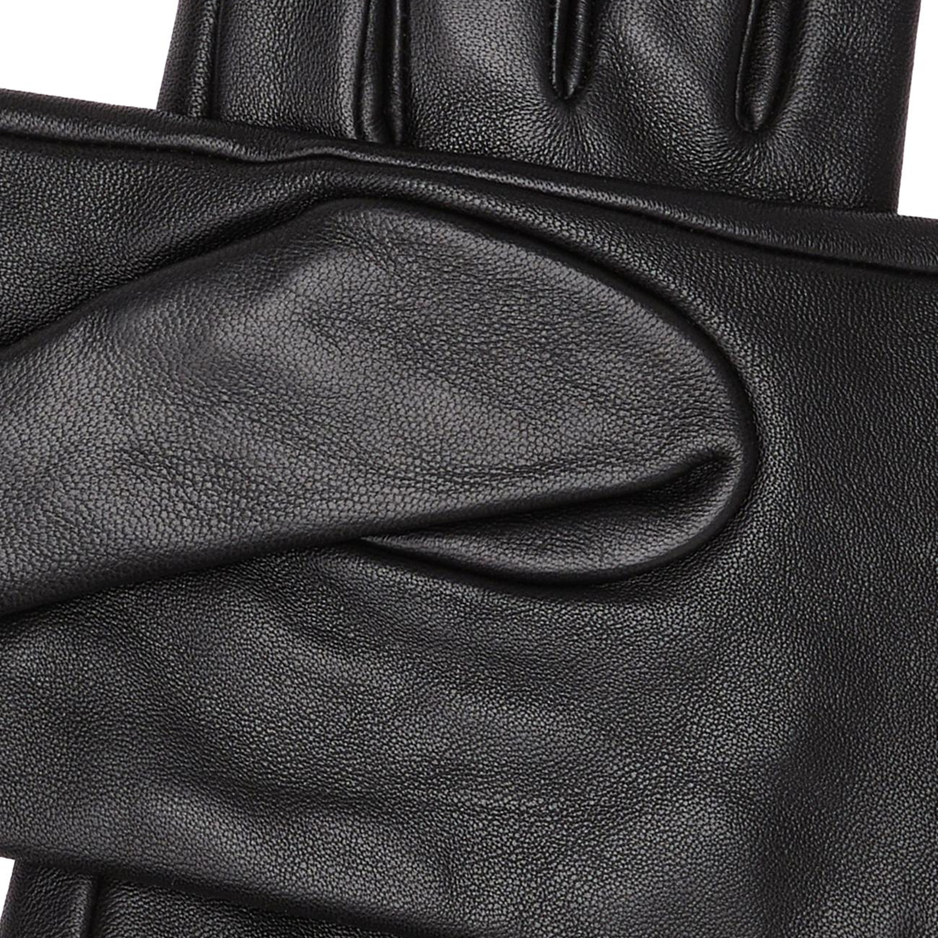 Network Erkek Siyah Deri Eldiven