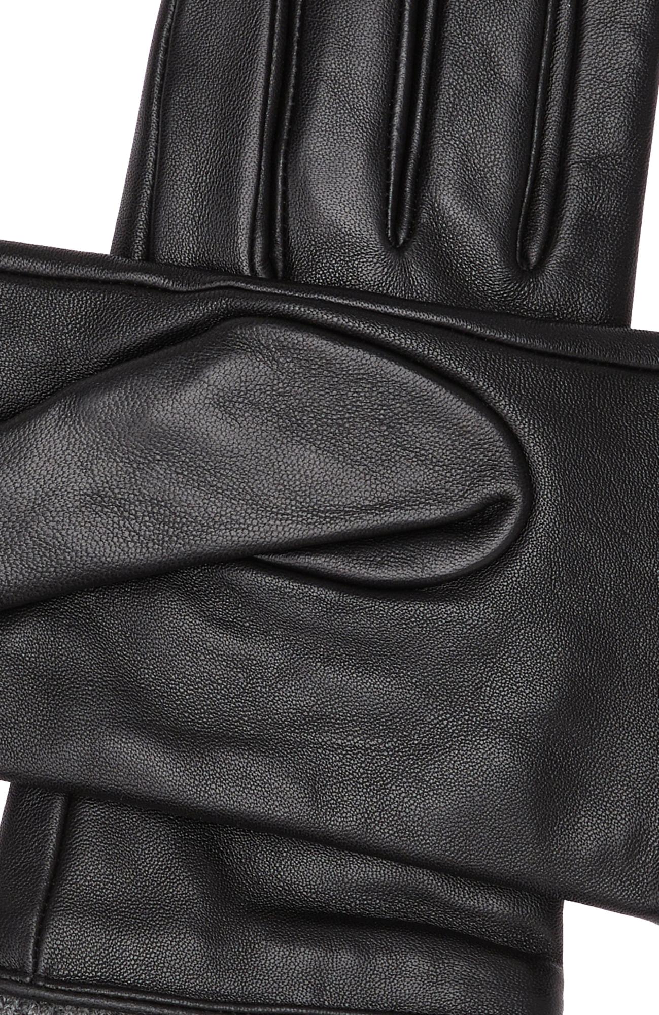 Network Erkek Siyah Deri Eldiven