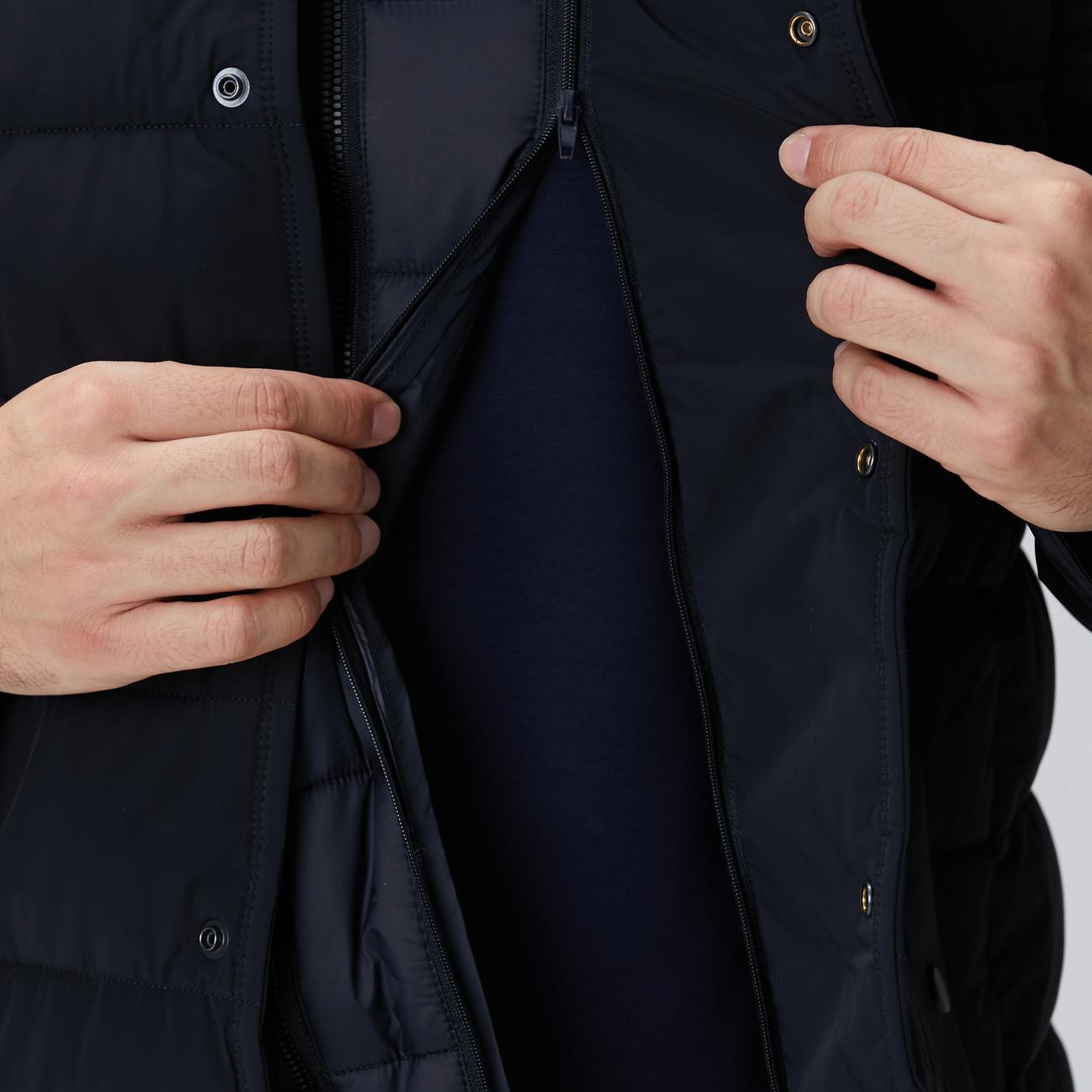 Network Erkek Lacivert Puffer Coat Ceket