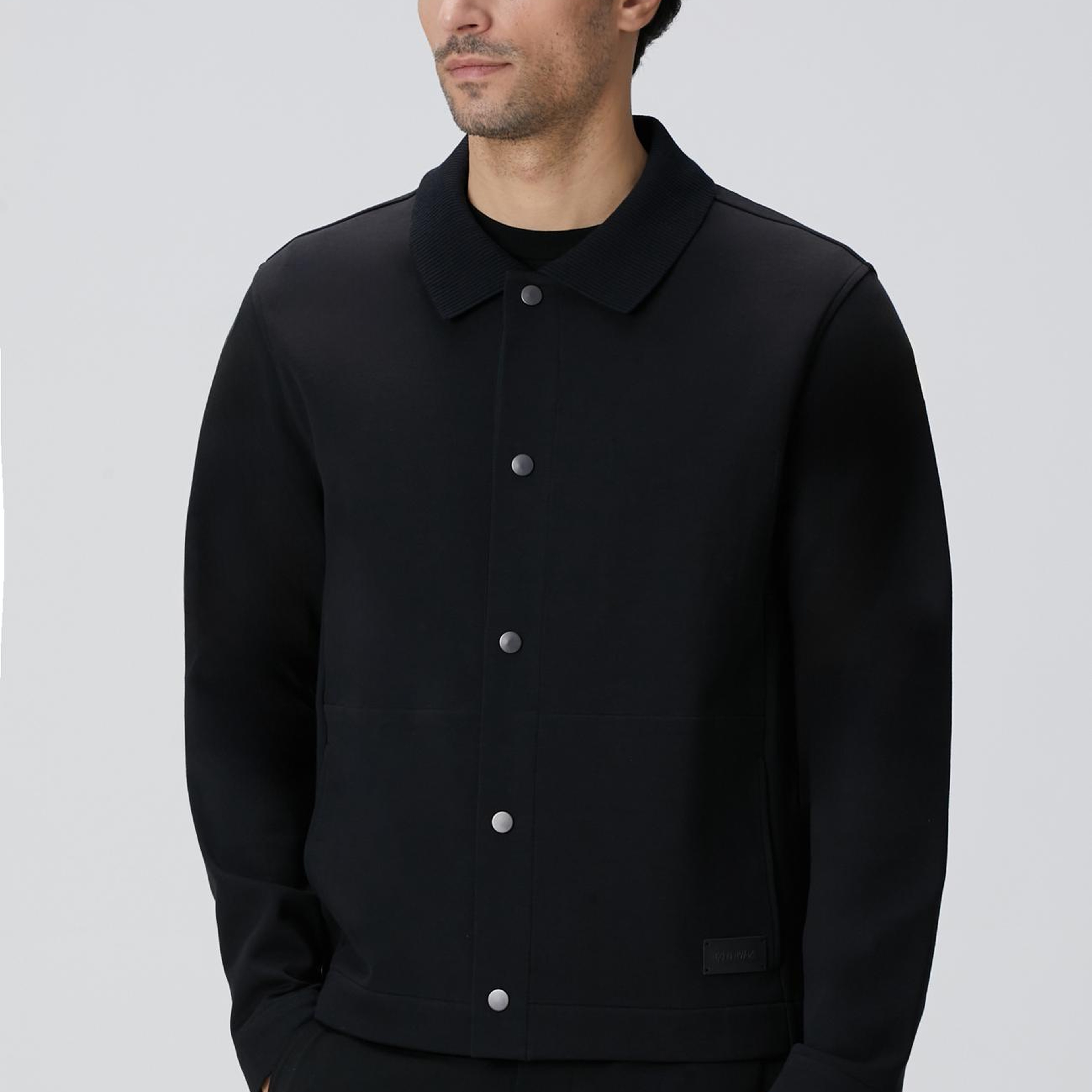 Network Erkek Siyah Dış Gömlek