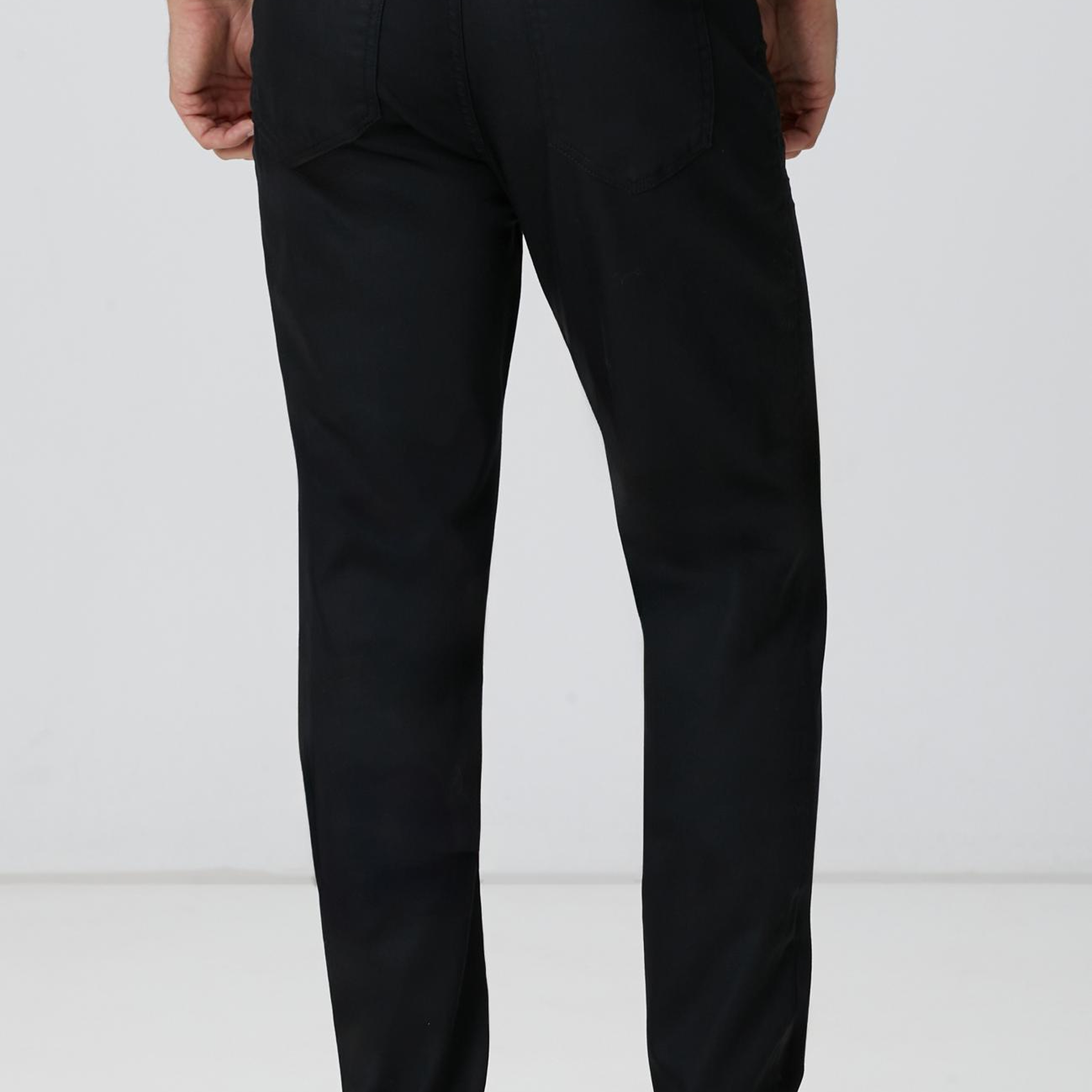 Network Erkek Siyah Kaplamalı Denim Pantolon