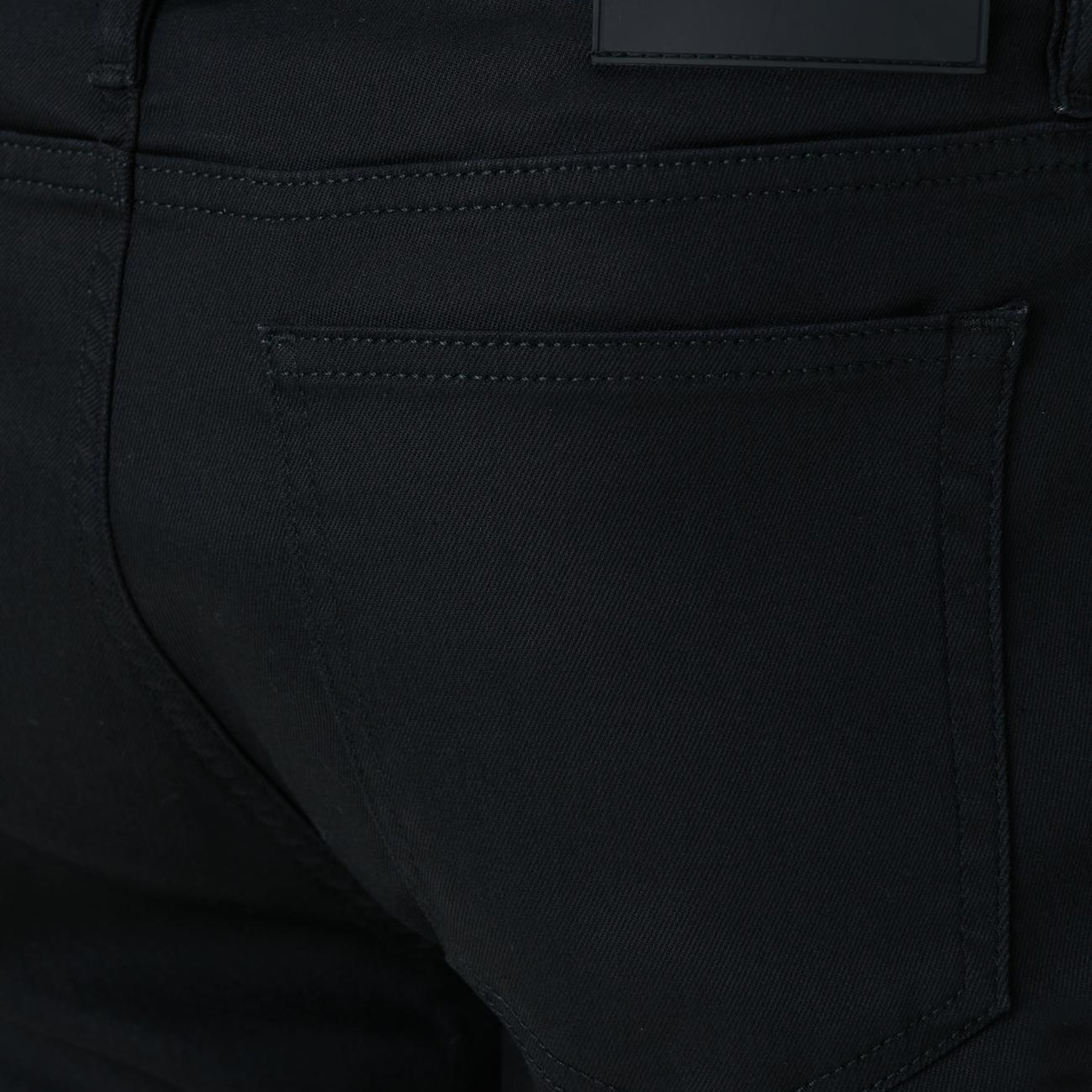 Network Erkek Siyah Kaplamalı Denim Pantolon