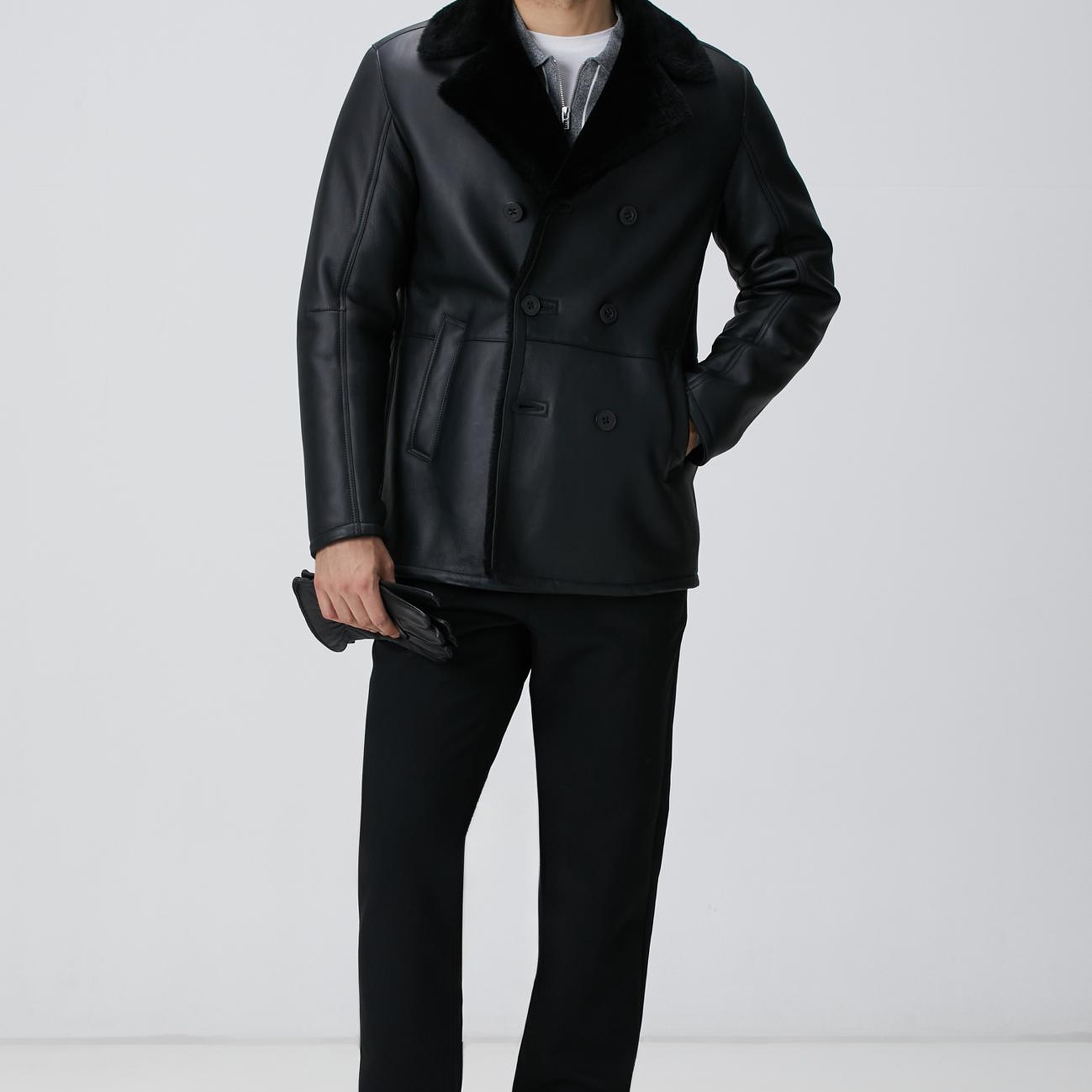 Network Erkek Siyah Casual Pantolon