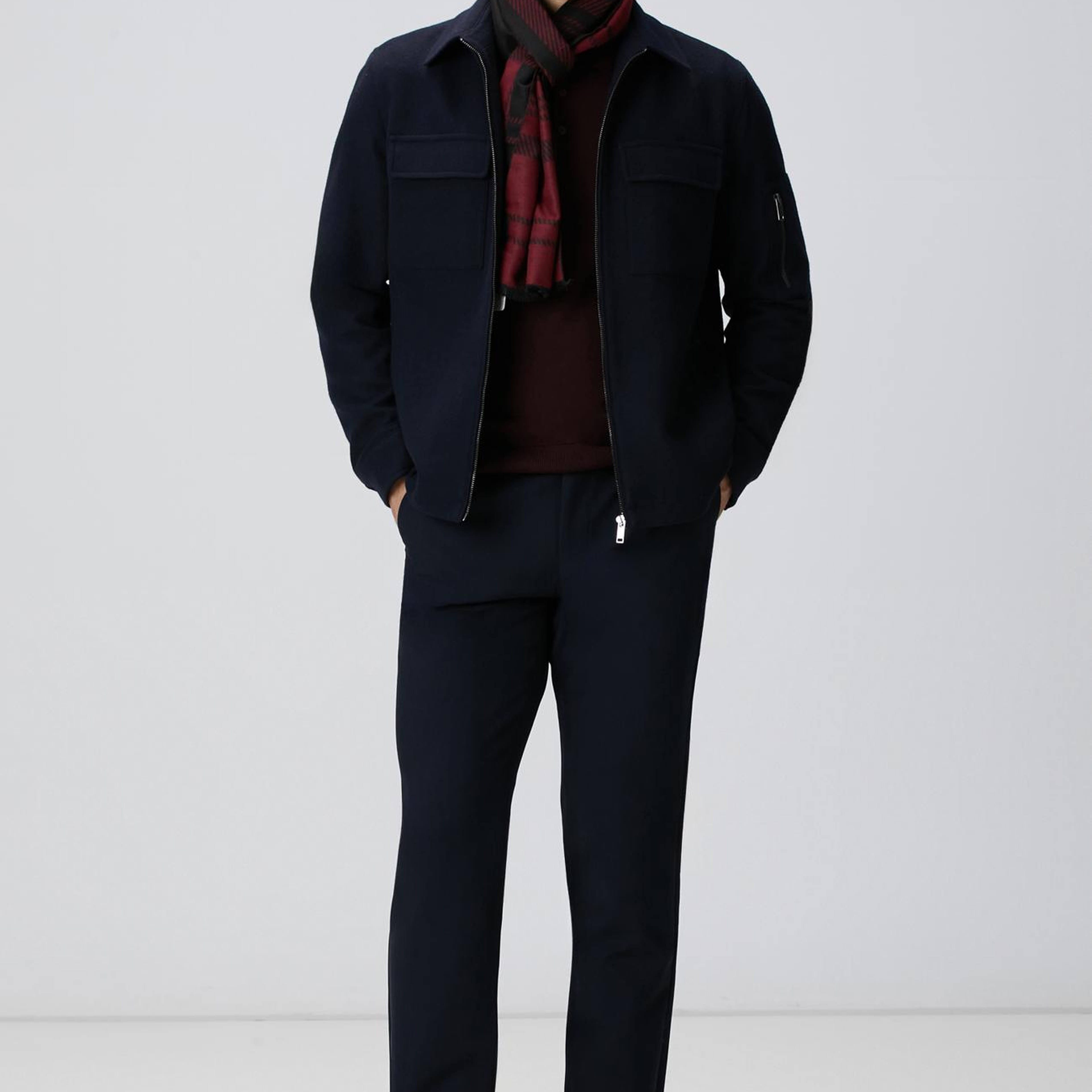 Network Erkek Lacivert Casual Pantolon