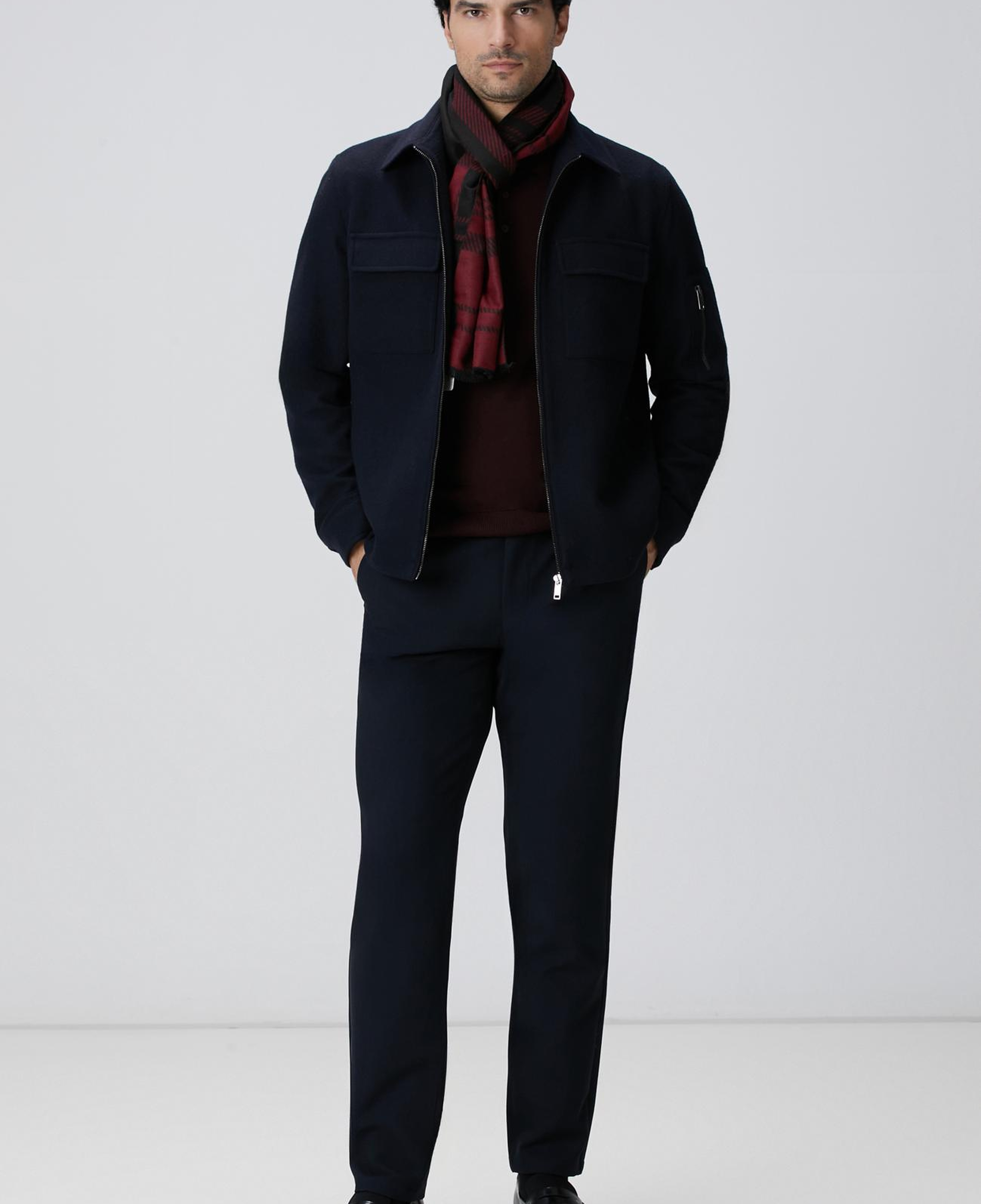 Network Erkek Lacivert Casual Pantolon