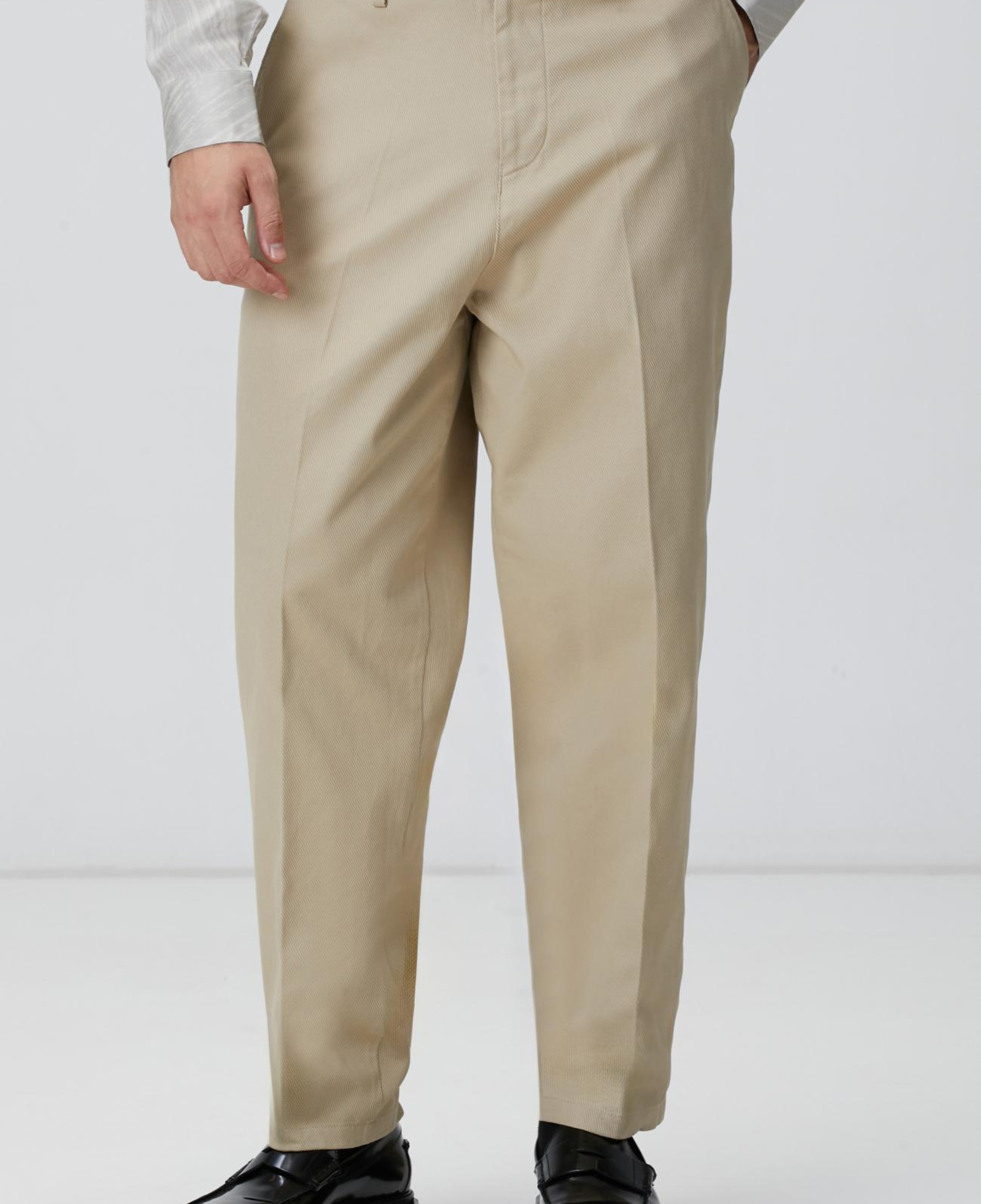 Network Erkek Bej Casual Chino Pantolon