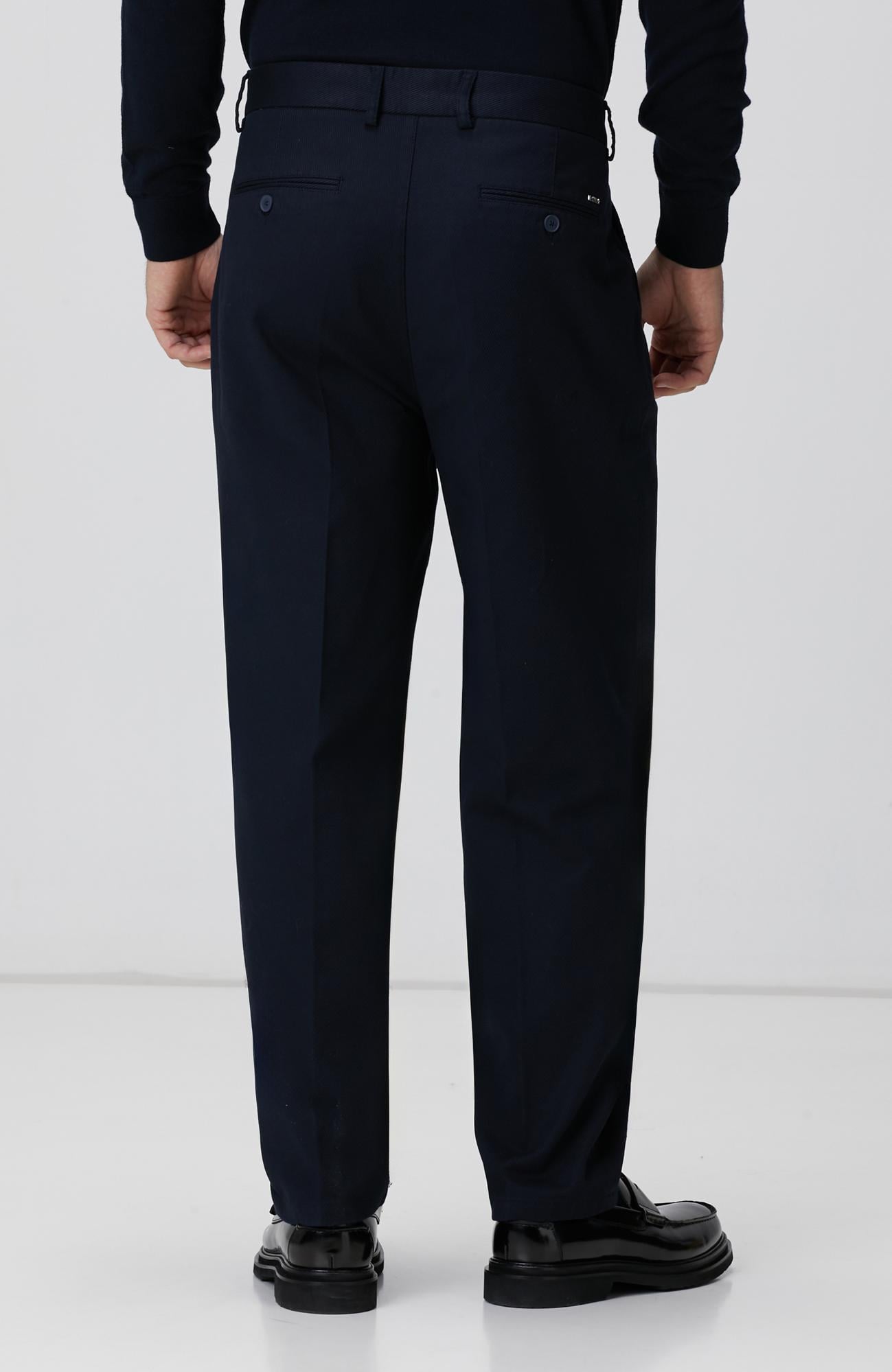 Network Erkek Lacivert Casual Chino Pantolon