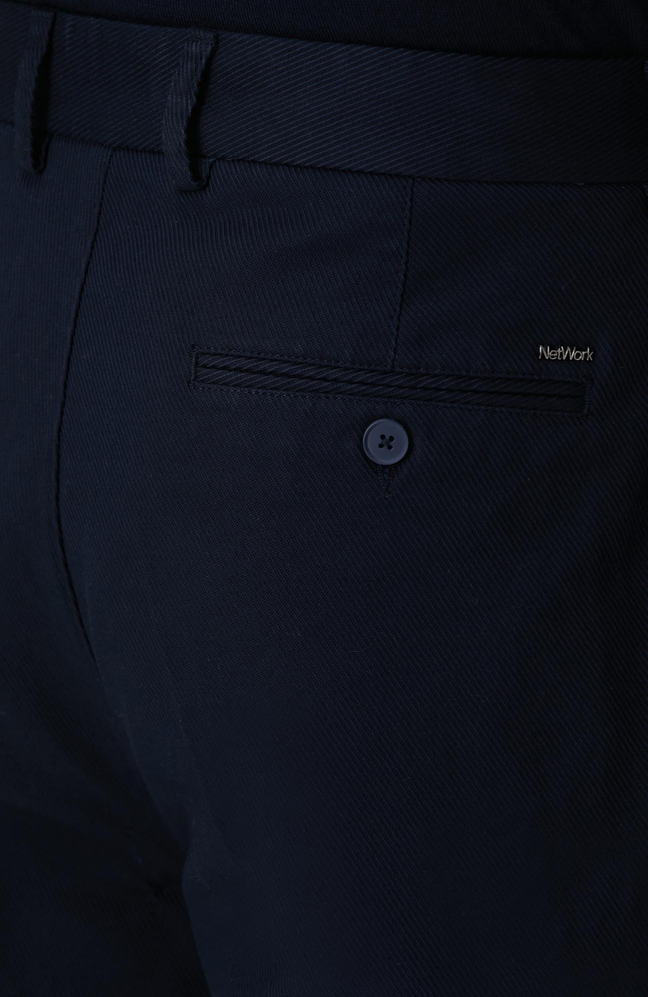 Network Erkek Lacivert Casual Chino Pantolon
