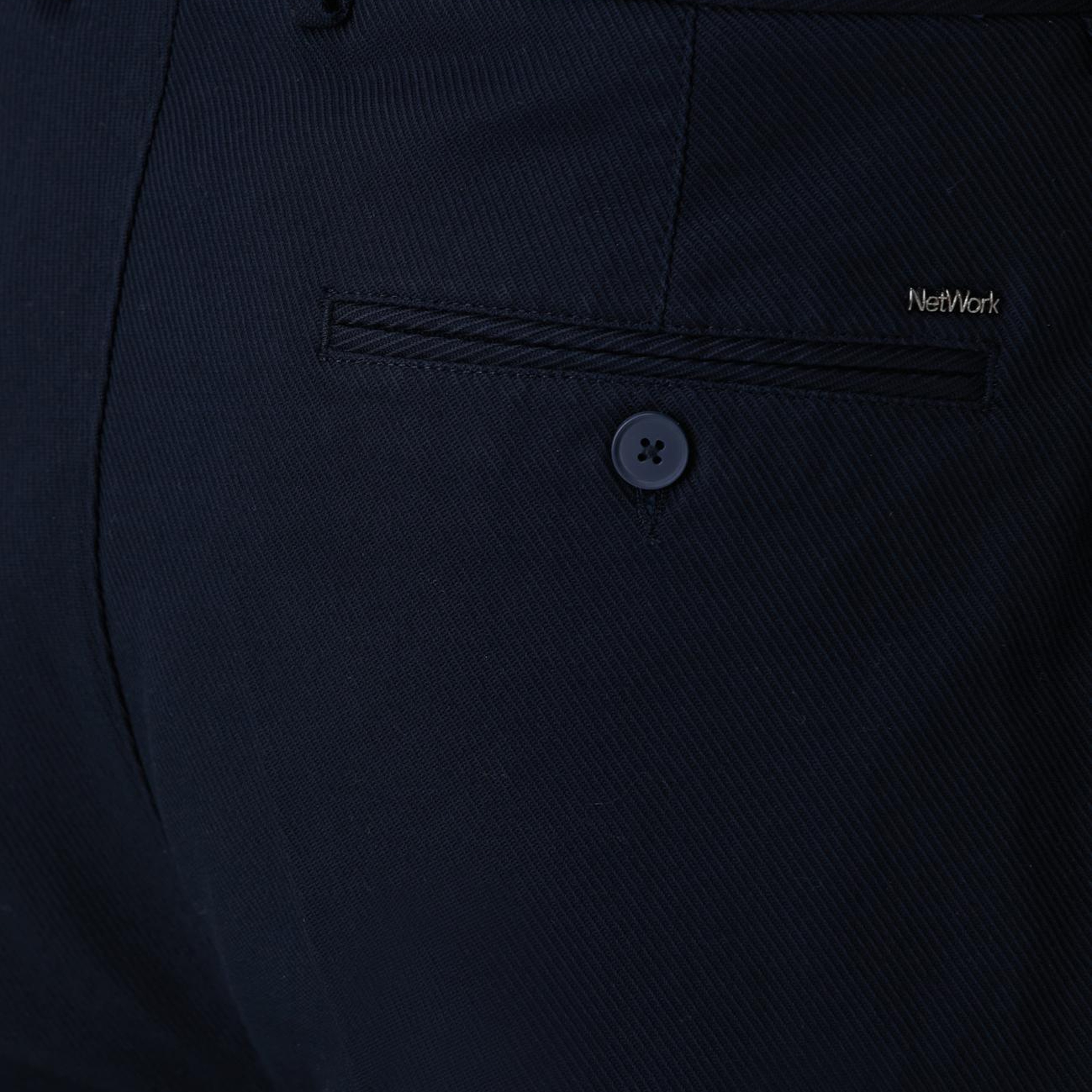 Network Erkek Lacivert Casual Chino Pantolon