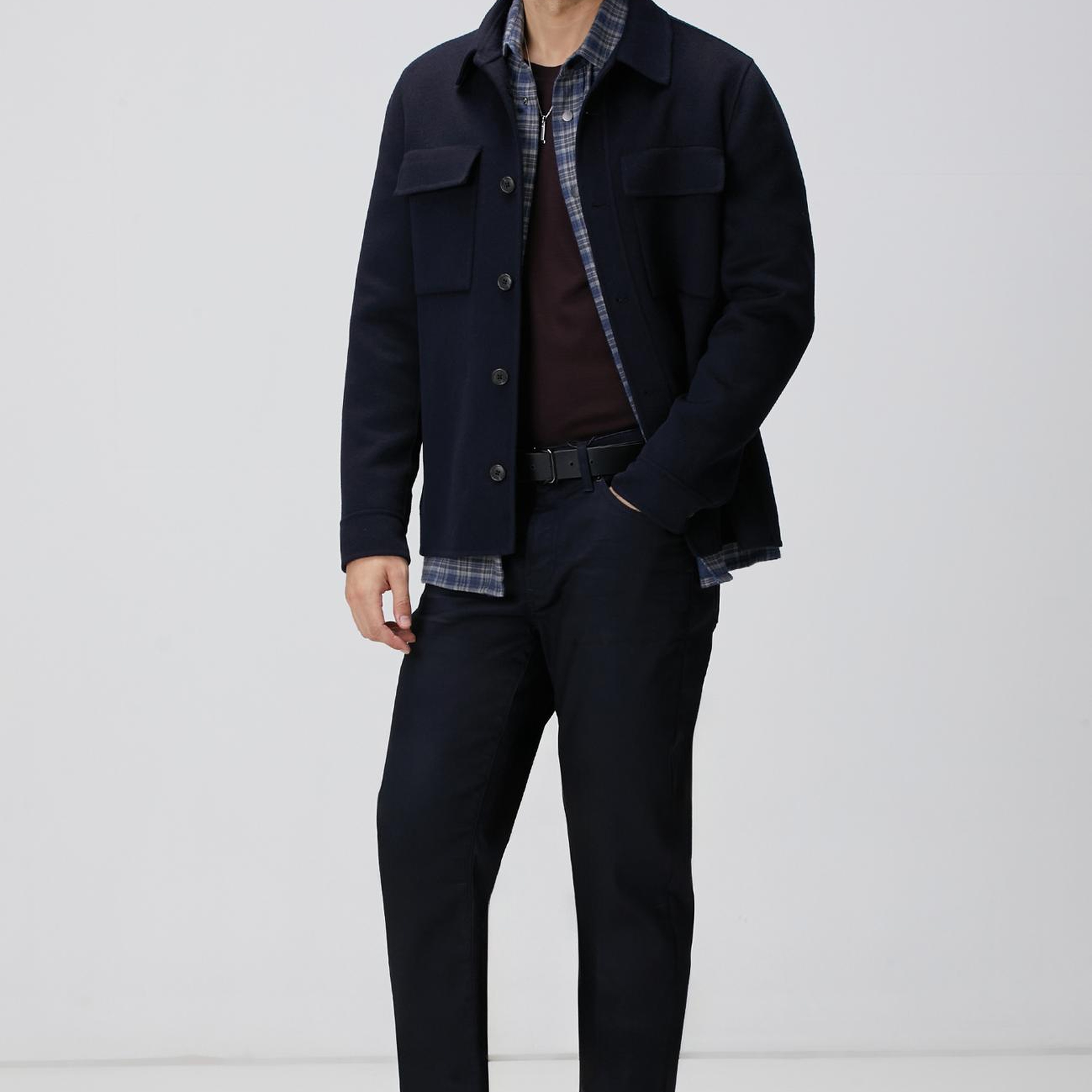 Network Erkek Lacivert Kaplamalı Denim Pantolon