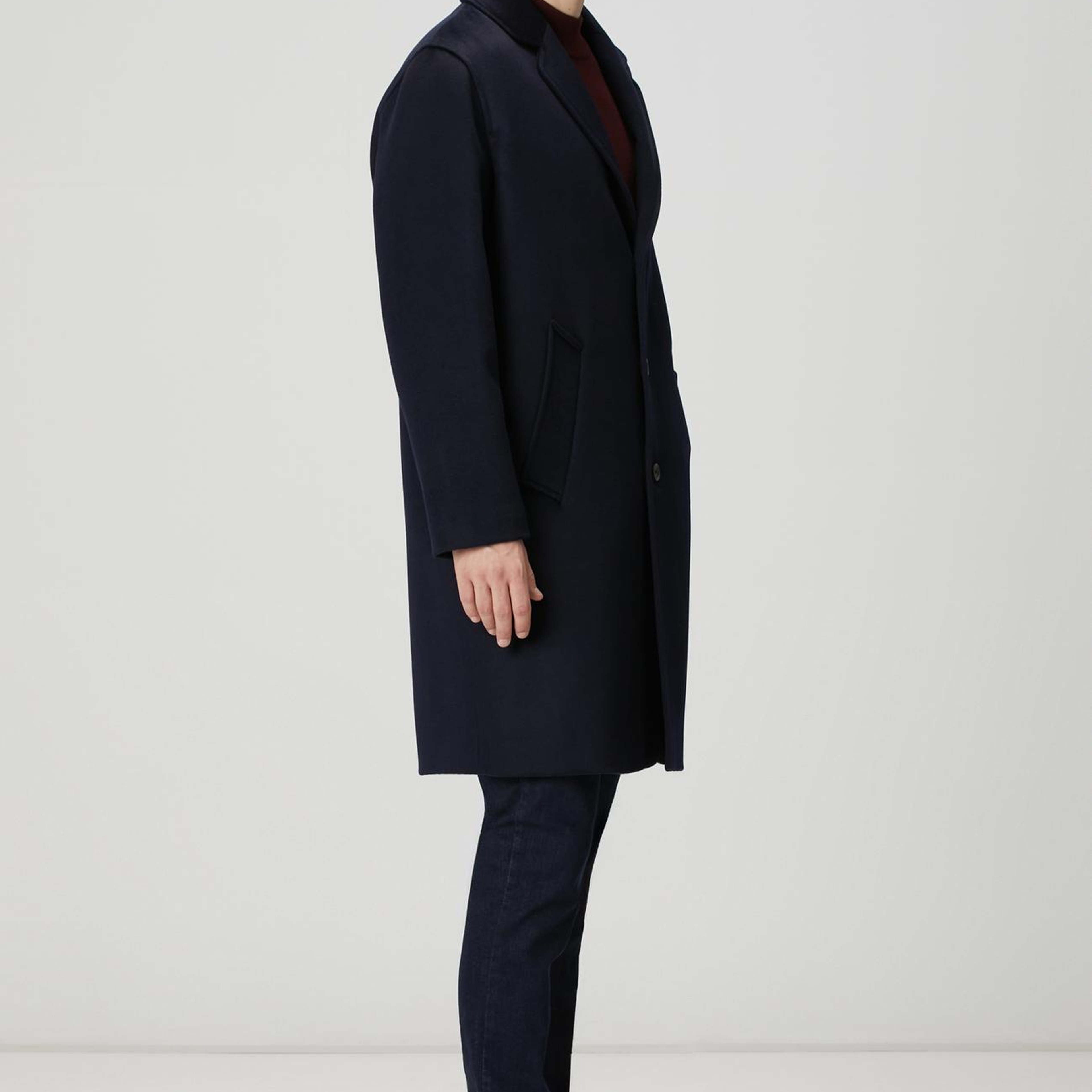 Network Erkek Limited Lacivert Yün Palto