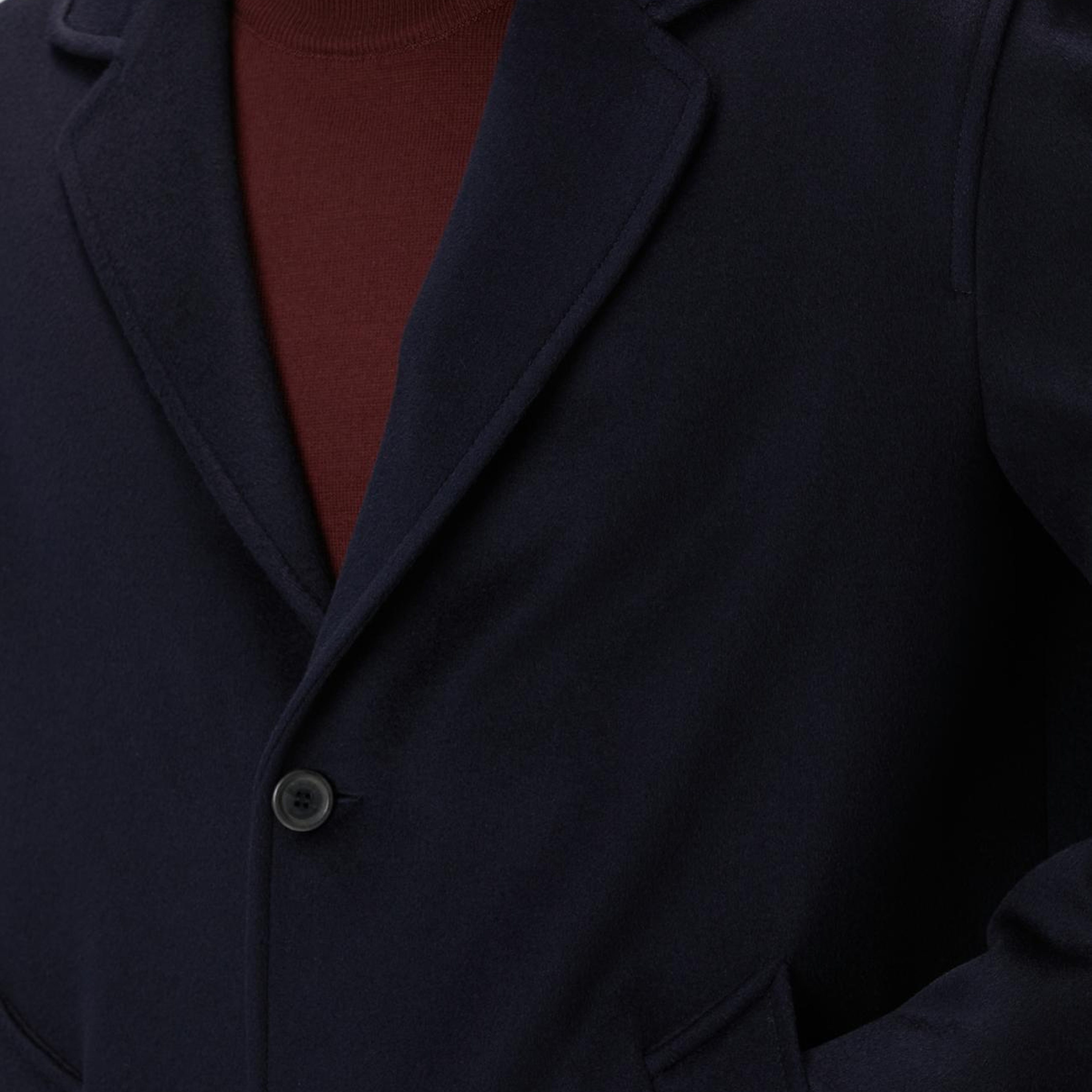 Network Erkek Limited Lacivert Yün Palto