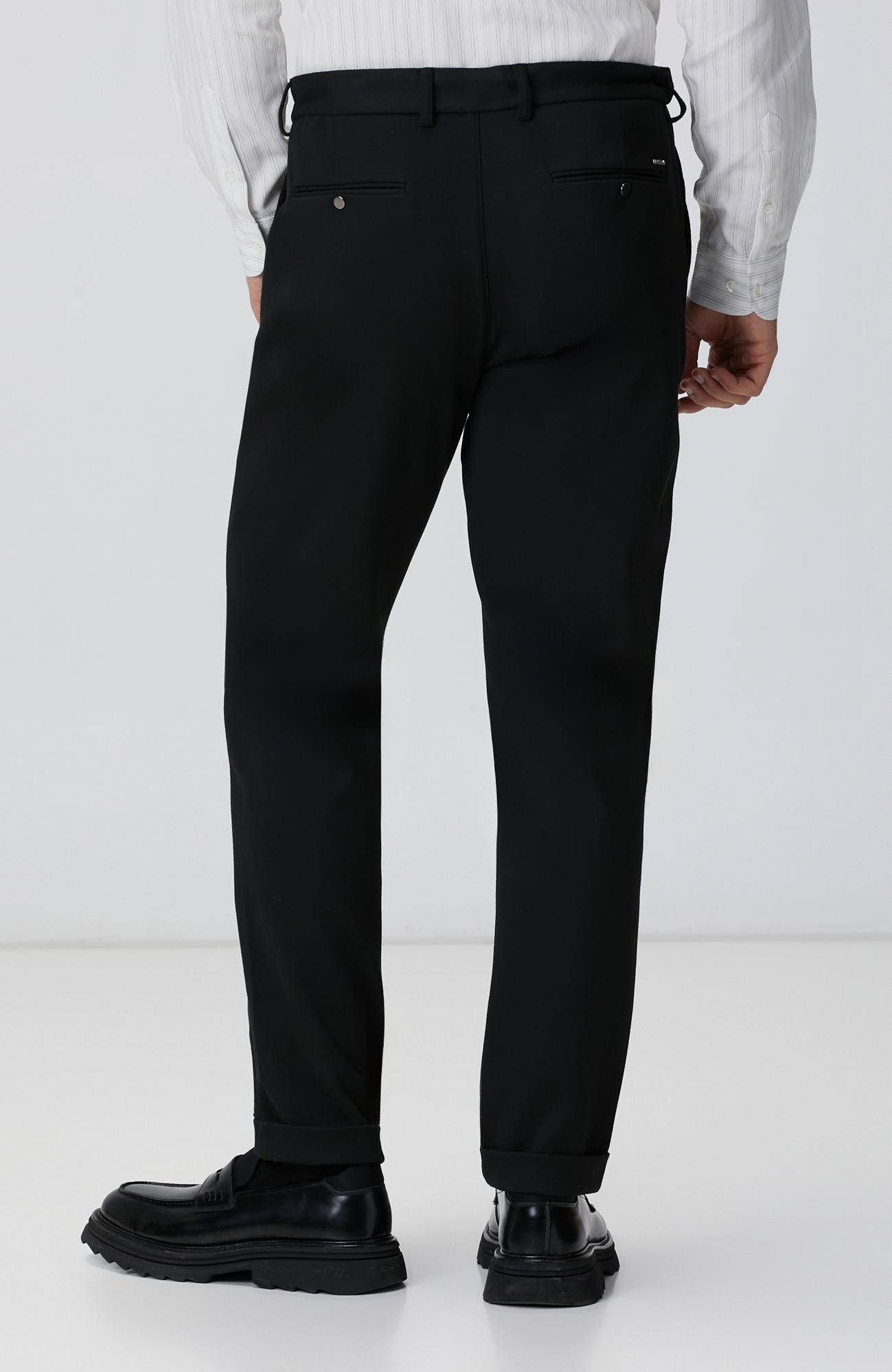 Network Erkek Siyah Örme Pantolon